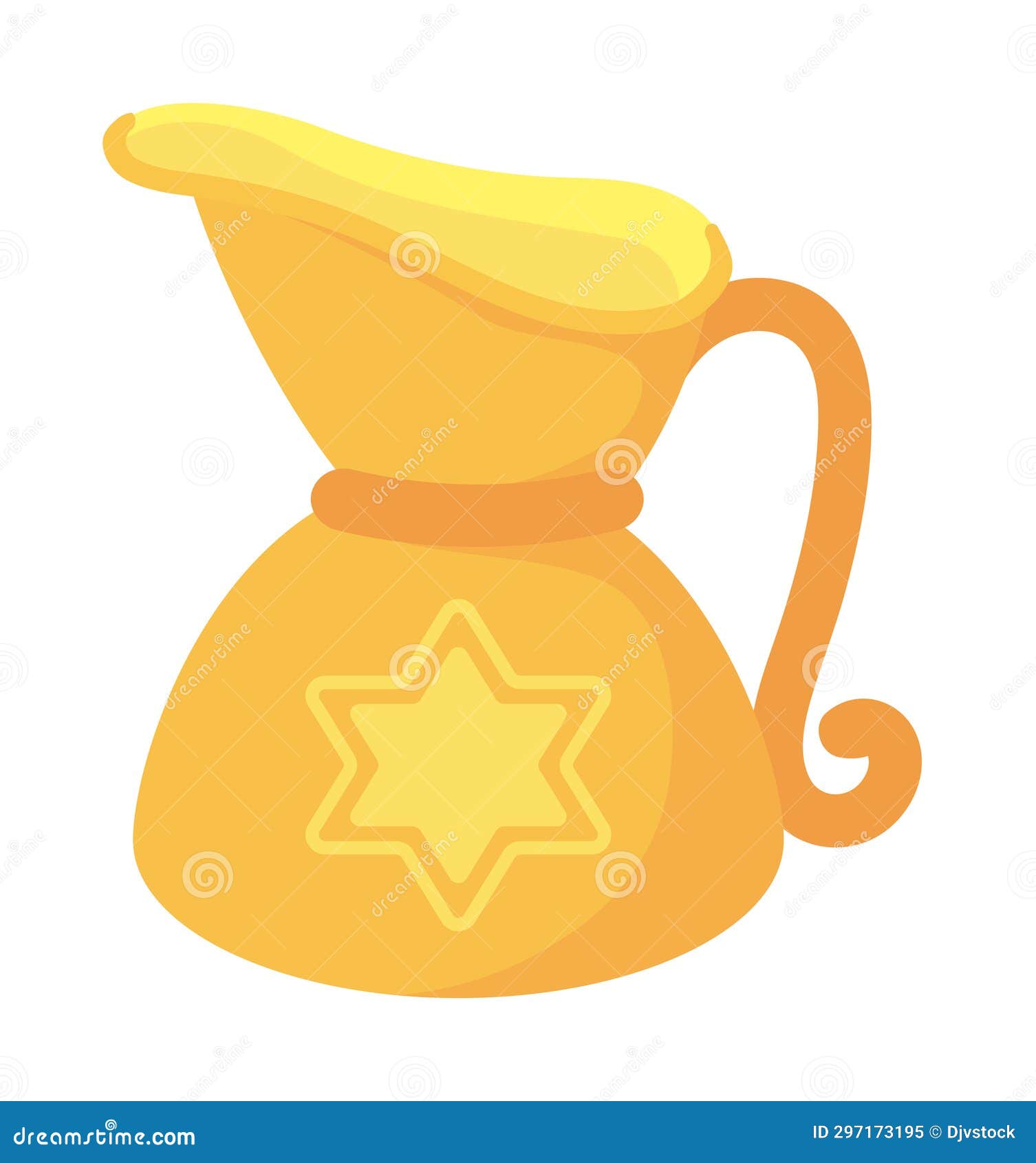 hanukkah clay vase