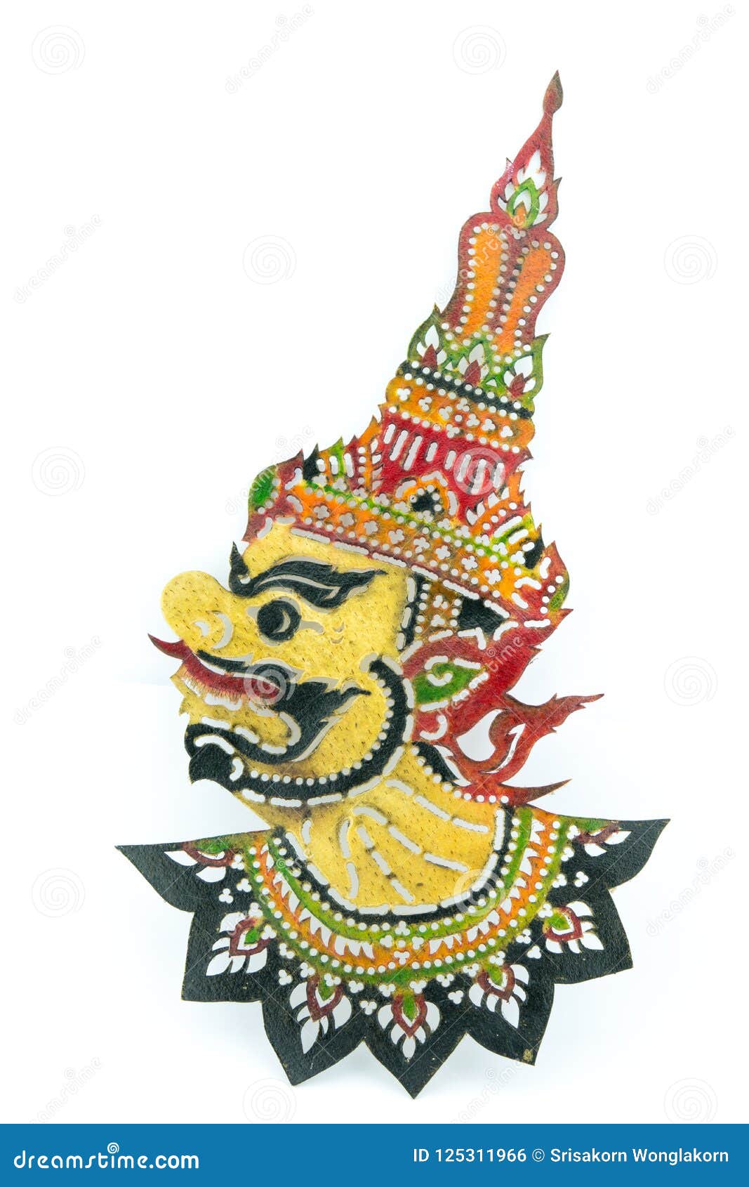 Hanuman Crafts from Animal Skin in Thailand Stock Photo - Image of  literary, animal: 125311966
