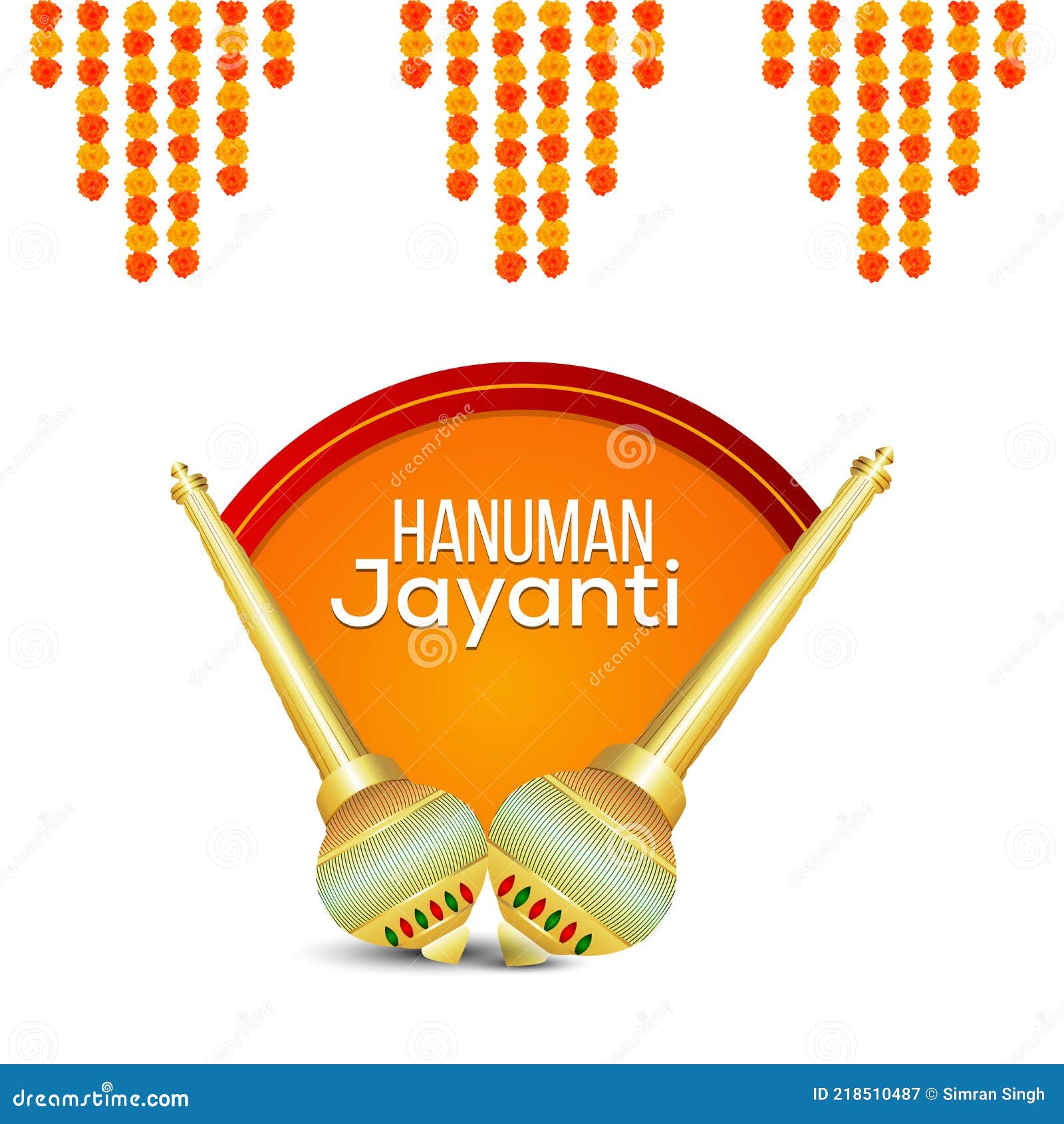 Hanuman Jayanti Background with Lord Hanuman Weapon and Background Stock  Illustration - Illustration of card, bajrangbali: 218510487