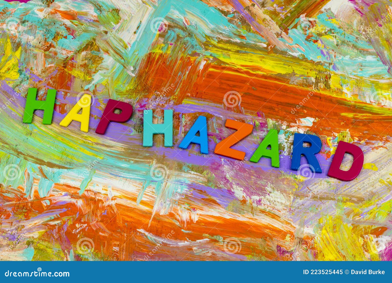 haphazard background texture scattered disorder unplanned indiscriminate confused disorganized