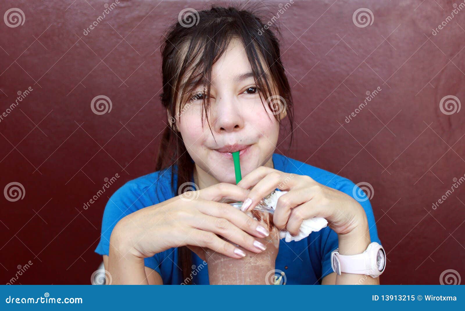 Happiness of Coffee Drinking Stock Image Image of mellow, flavor