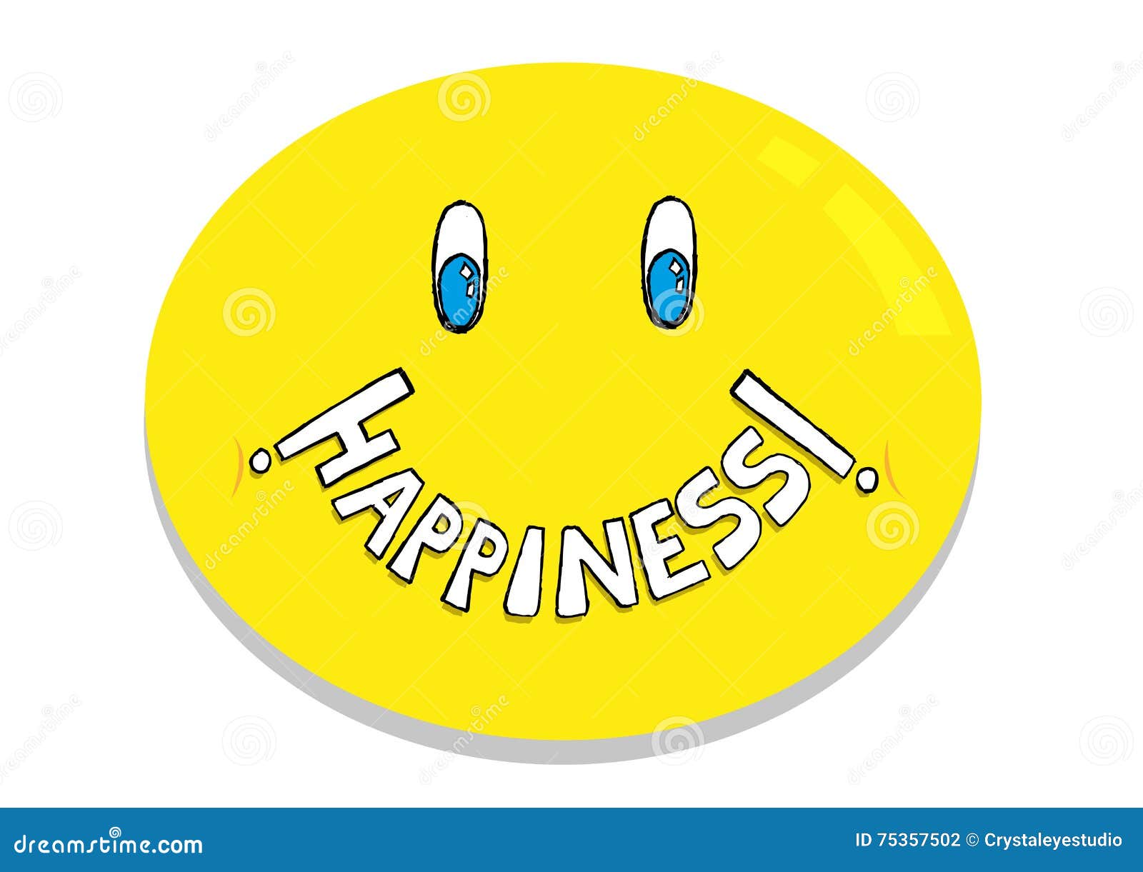 Happiness Emoticon Concept Editable Clip Art Stock Vector Illustration Of Contagious International