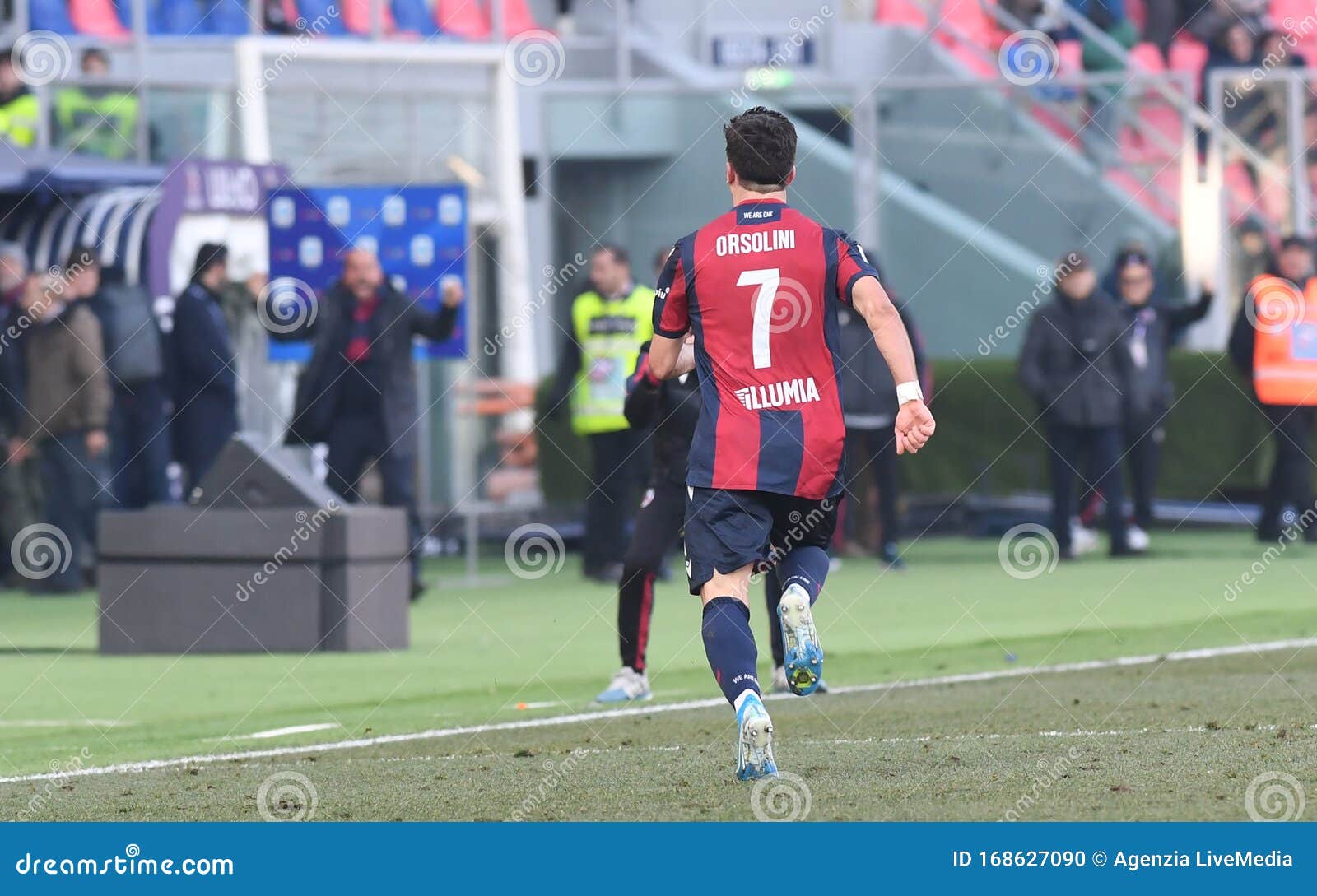 Italian Soccer Serie a Men Championship Bologna FC Vs ACF