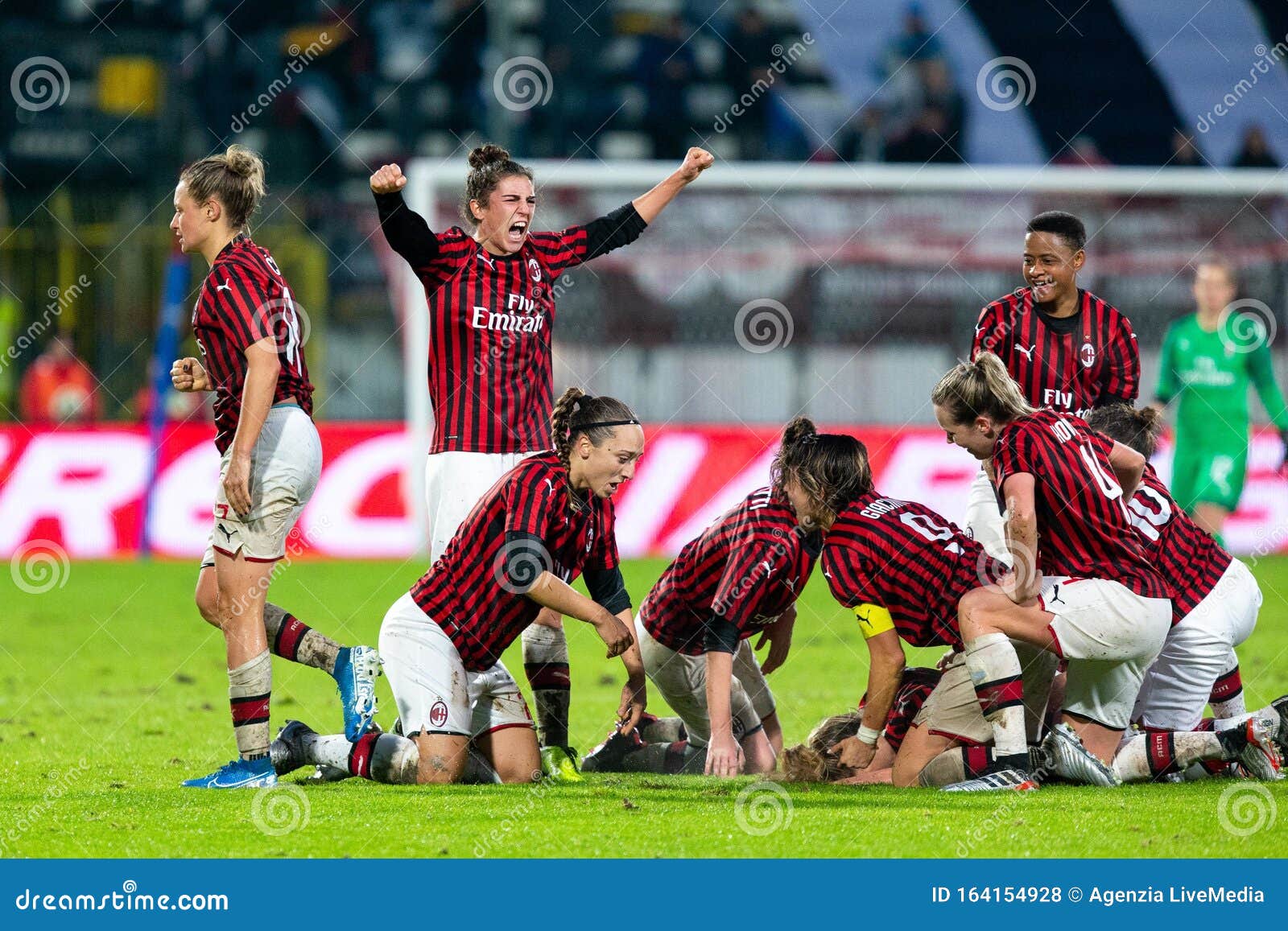 Valentina Bergamaschi (AC Milan) during AC Milan vs ACF Fiorentina femminile,  Italian football Serie A Wome - Photo .LiveMedia/Francesco Scaccianoce  Stock Photo - Alamy