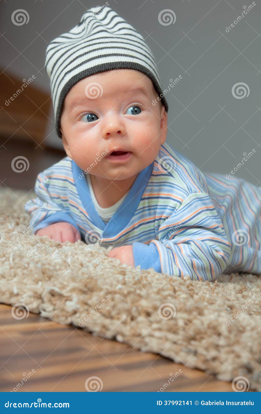 Happy 2 Months Old Baby Boy Stock Image - Image of happy, blue: 37992141