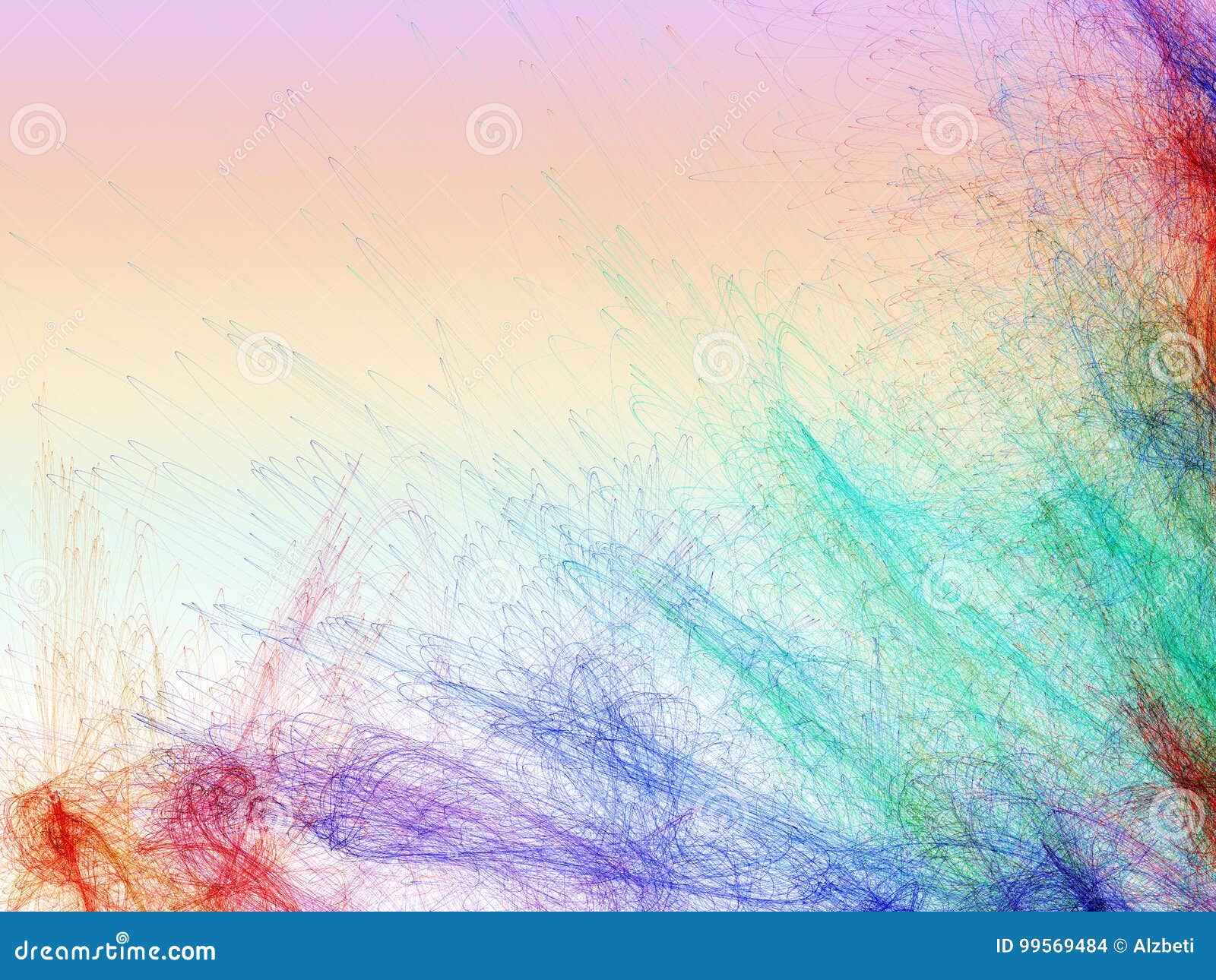 Happ Colored Abstract Background With Spectrum Illustration 99569484 -  Megapixl