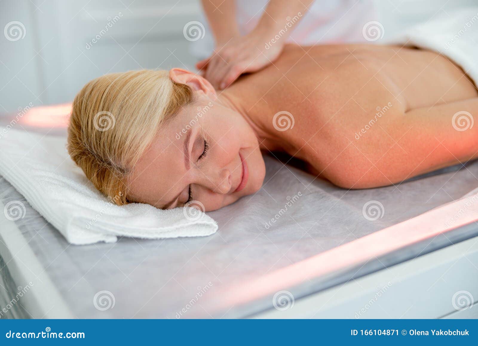 Lovely women relaxing sensual massage