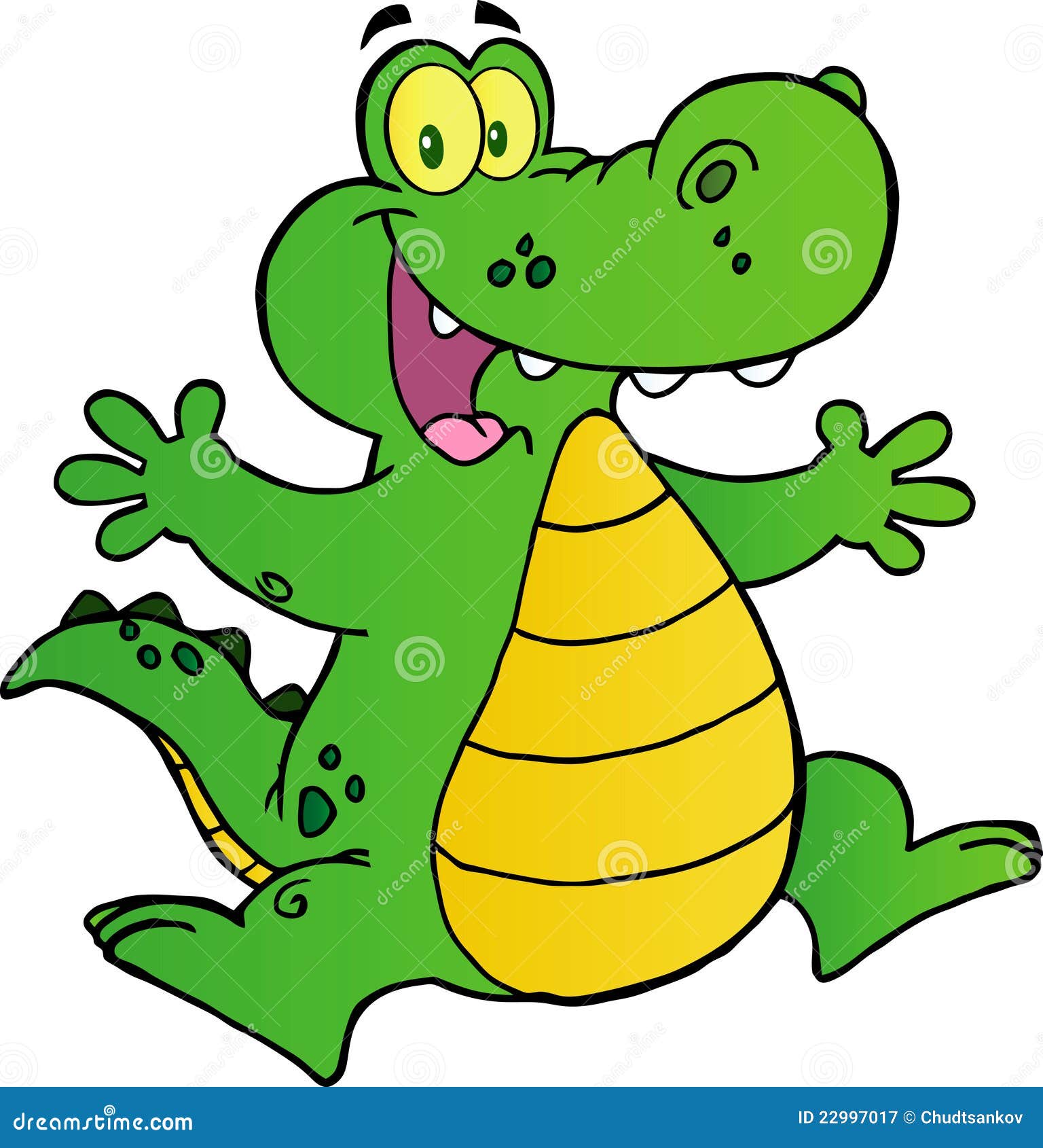 Happi Animal Name Stamp for Clothes - Crocodile