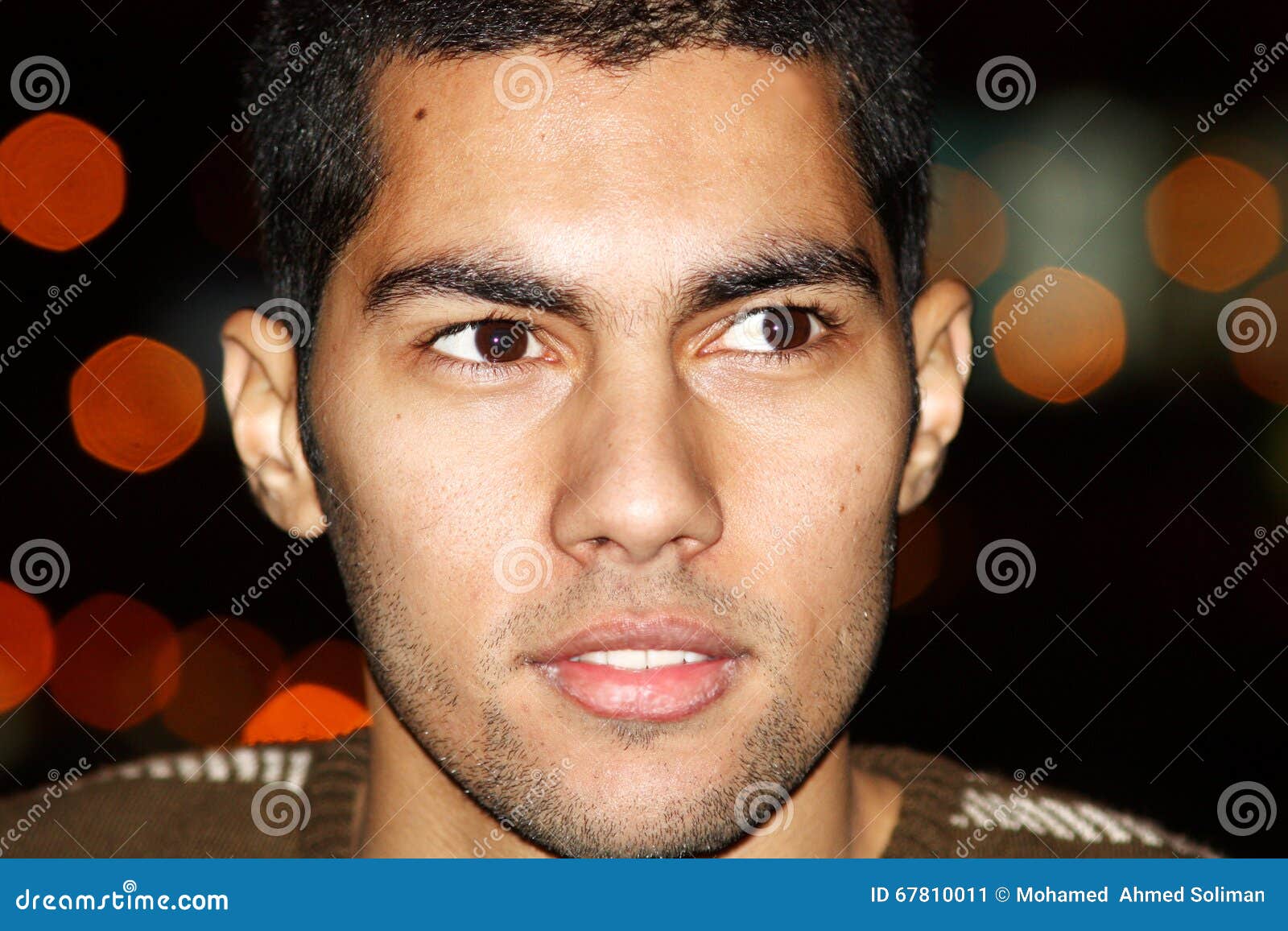 Happy Arab Egyptian Young Man Stock Image Image Of East Eastern 67810011