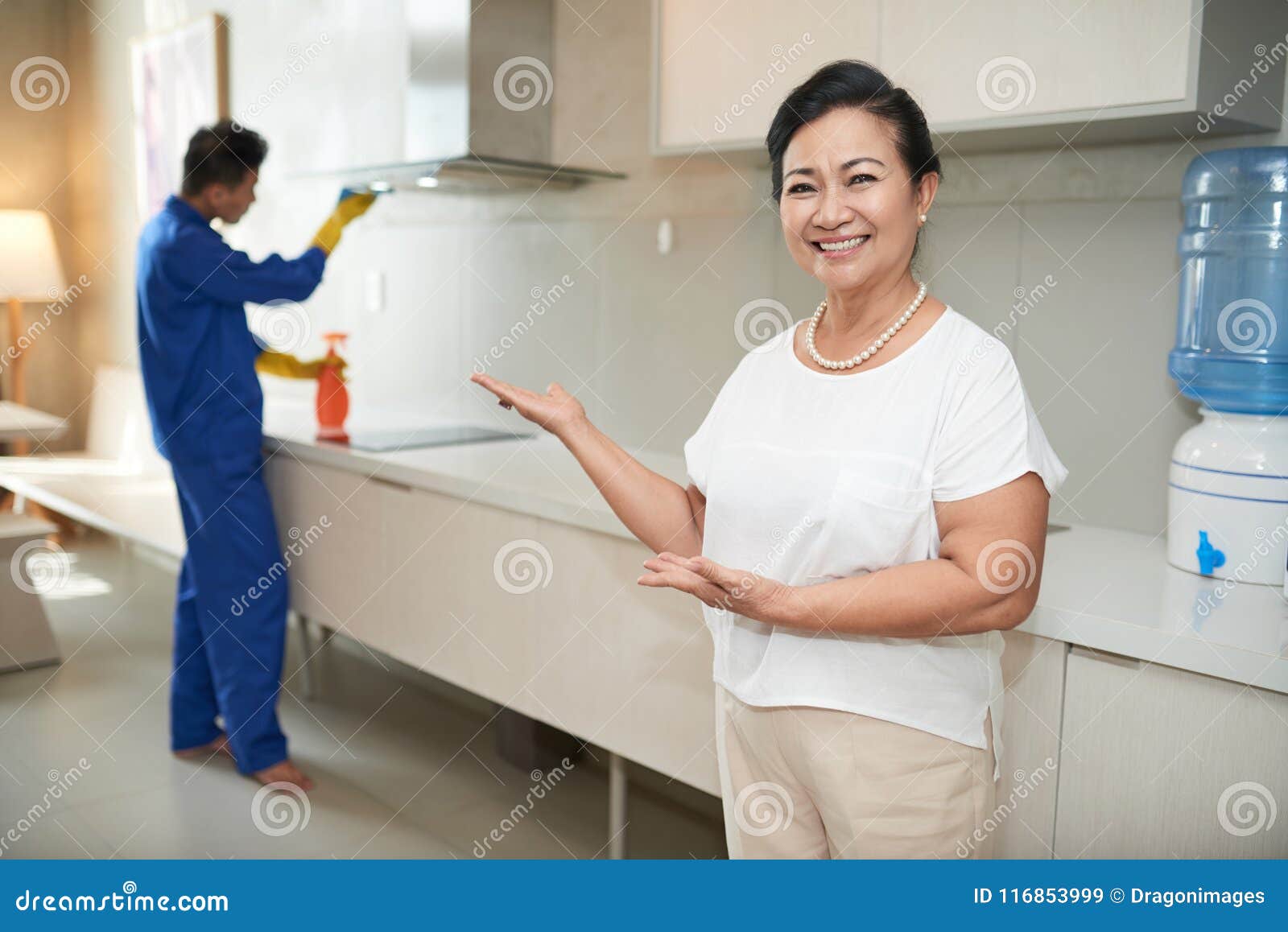 asian housewife and plumber