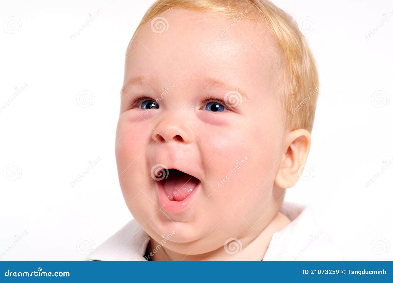 Happy Baby Stock Image Image Of Healthy Offspring Face 21073259