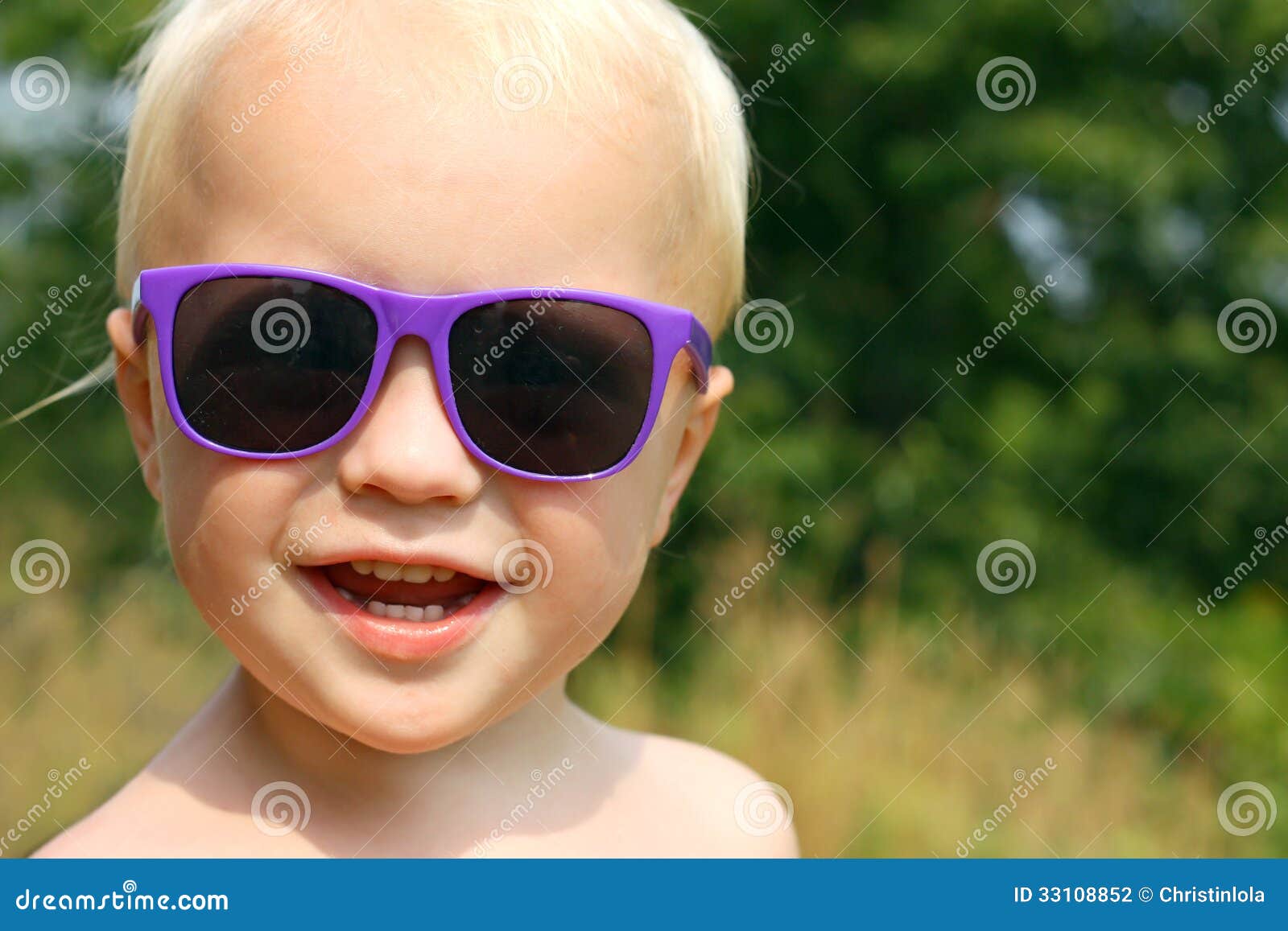 Happy Baby Boy Wearing Sunglasses Stock Photo Image Of Toddler Sunny