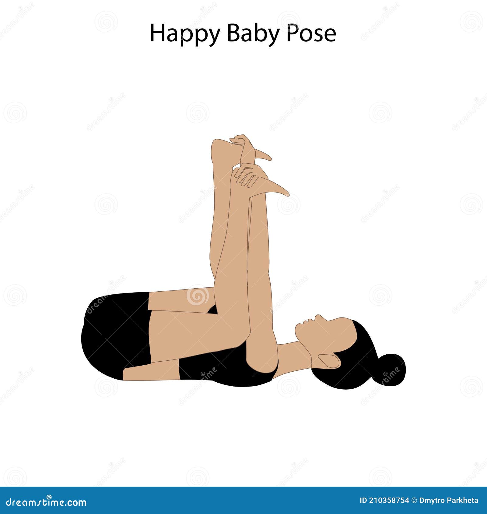Happy Baby Pose (Ananda Balasana) - Yoga by D