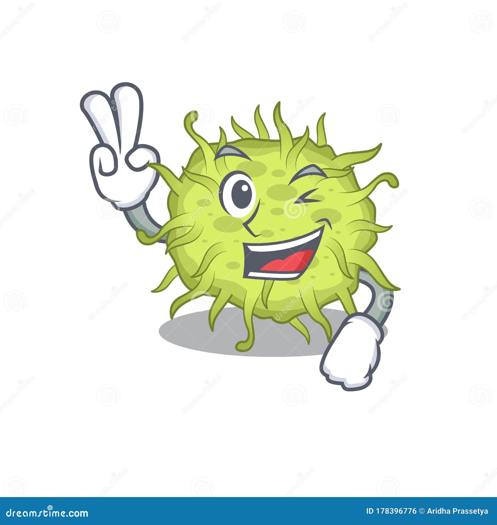 Happy Bacteria Coccus Cartoon Design Concept with Two Fingers Stock Vector - Illustration of biology, causative: 178396776 Happy Bacteria Coccus Cartoon Design Concept with Two Fingers Stock Vector - Illustration of biology, causative: 178396776