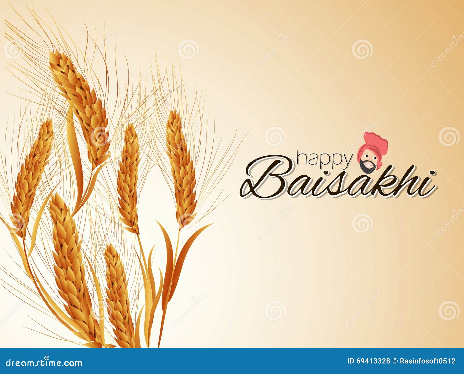 Happy Baisakhi stock illustration. Illustration of religious - 69413328 Happy Baisakhi stock illustration. Illustration of religious - 69413328