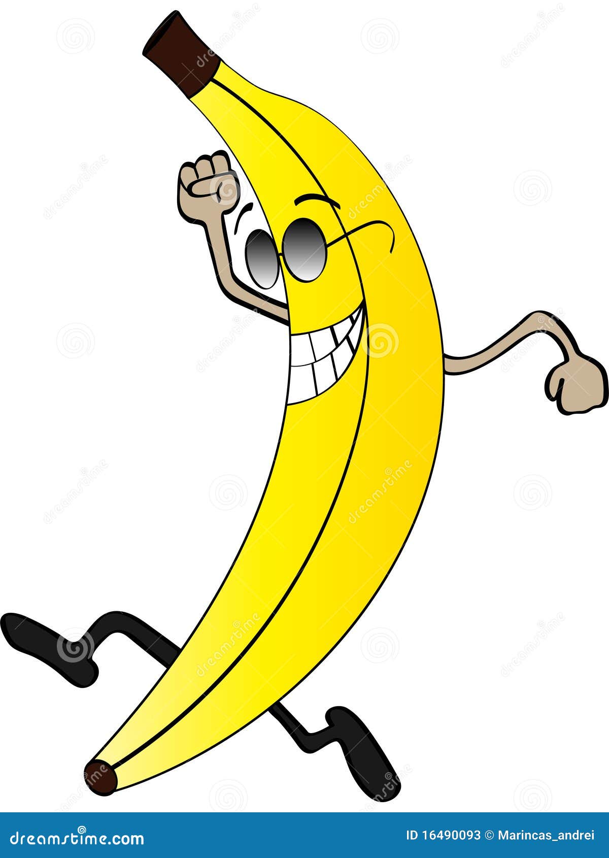 Happy Banana Stock Photos - Image: 16490093