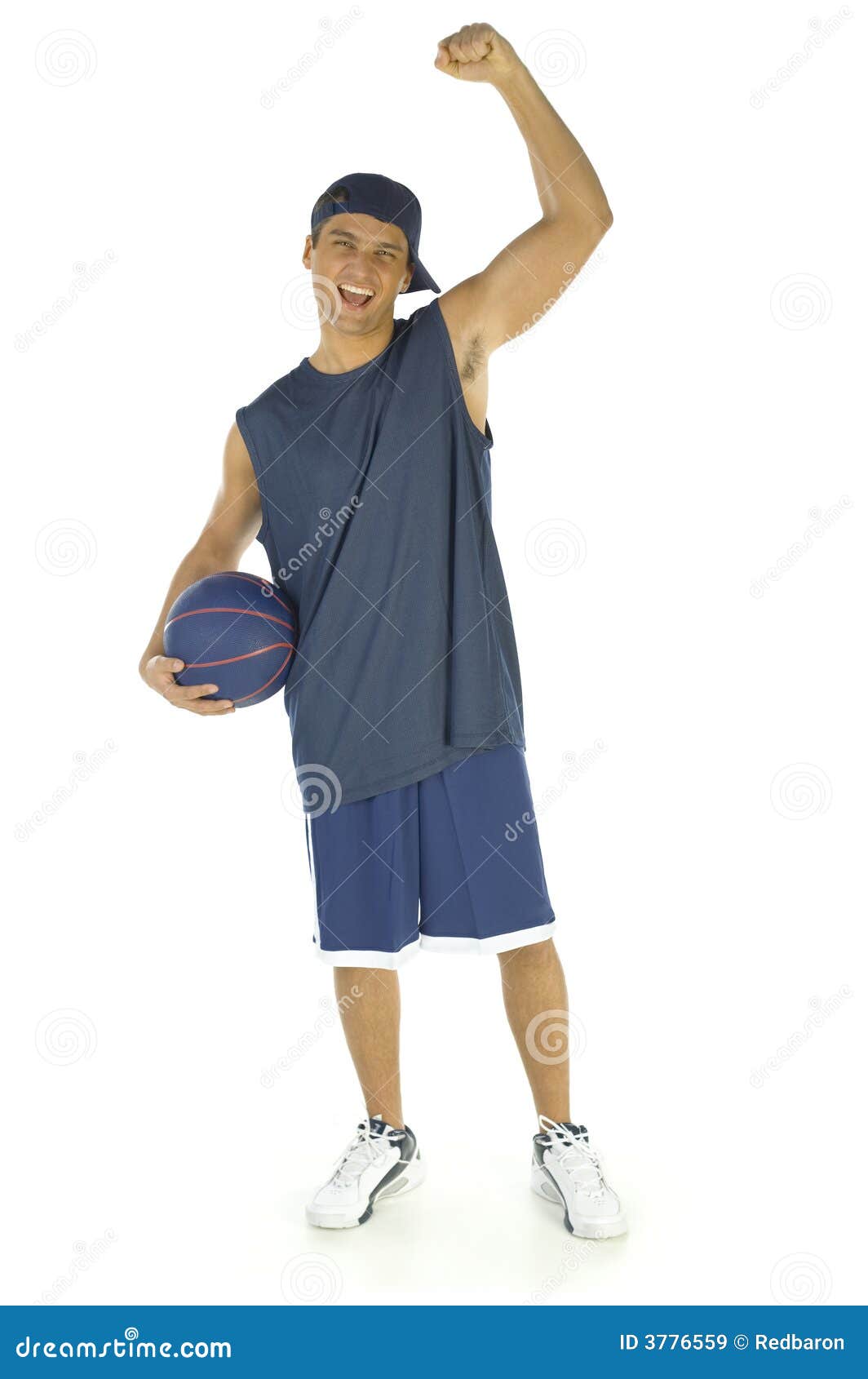 Happy basketball player stock image. Image of happiness 3776559