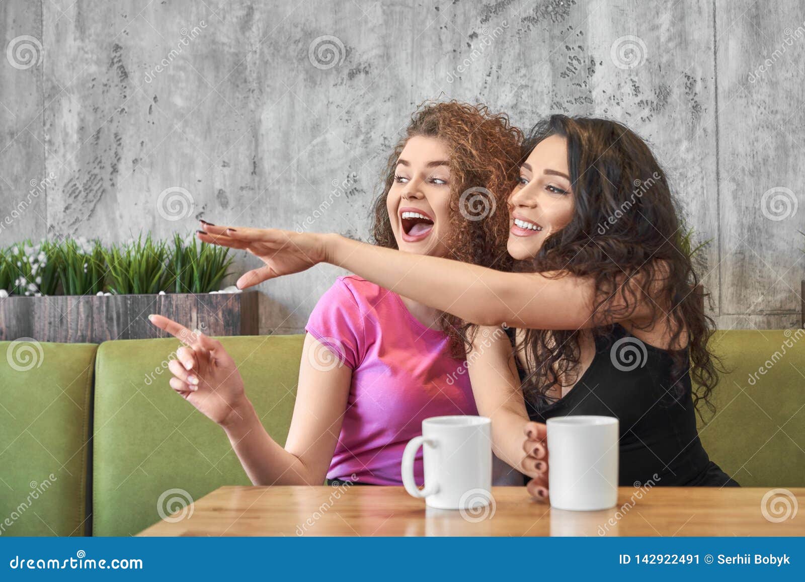 Happy Beautiful Girls Having Fun Together Stock Image Image Of 