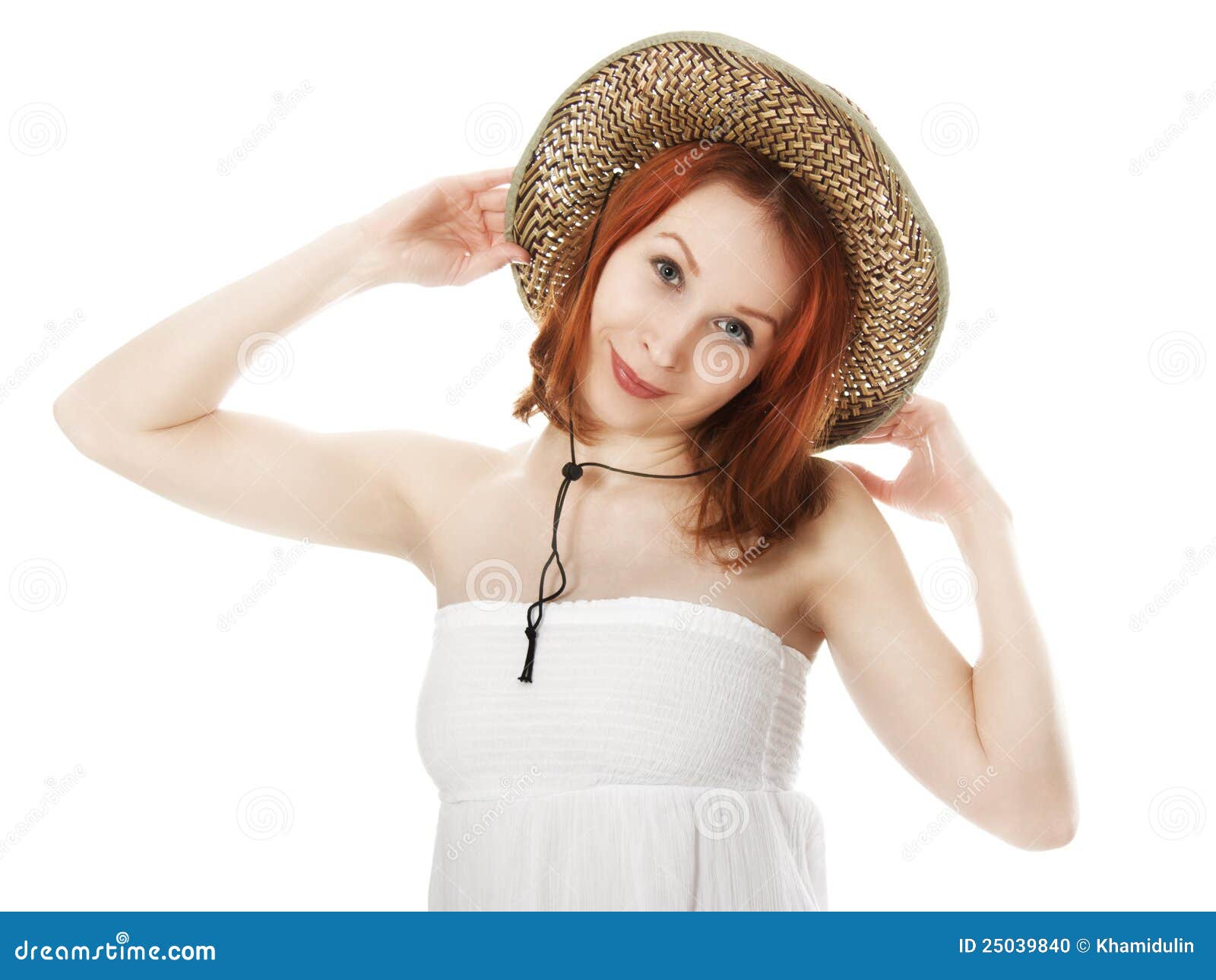 Happy Beautiful Young Woman Stock Photo - Image of cute, looking: 25039840