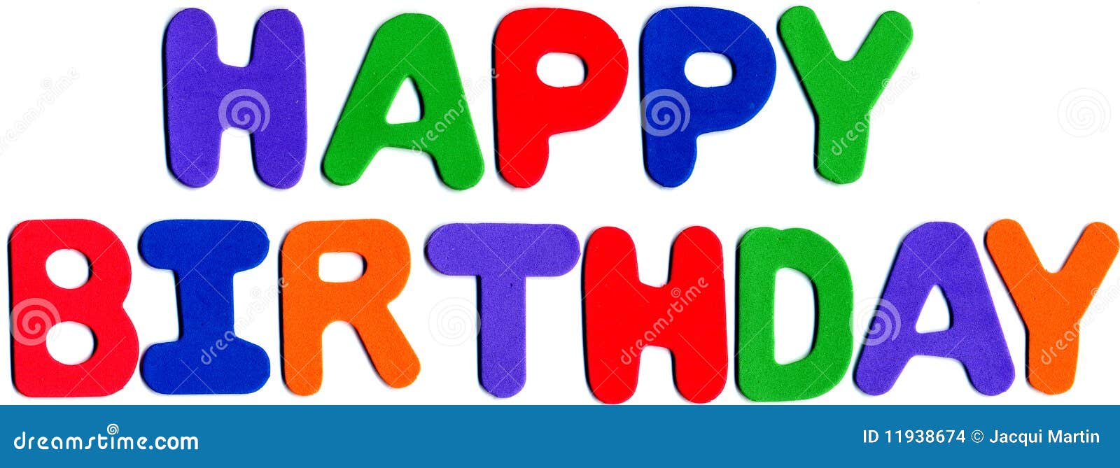 Happy birthday stock photo. Image of foam, white, celebration 11938674