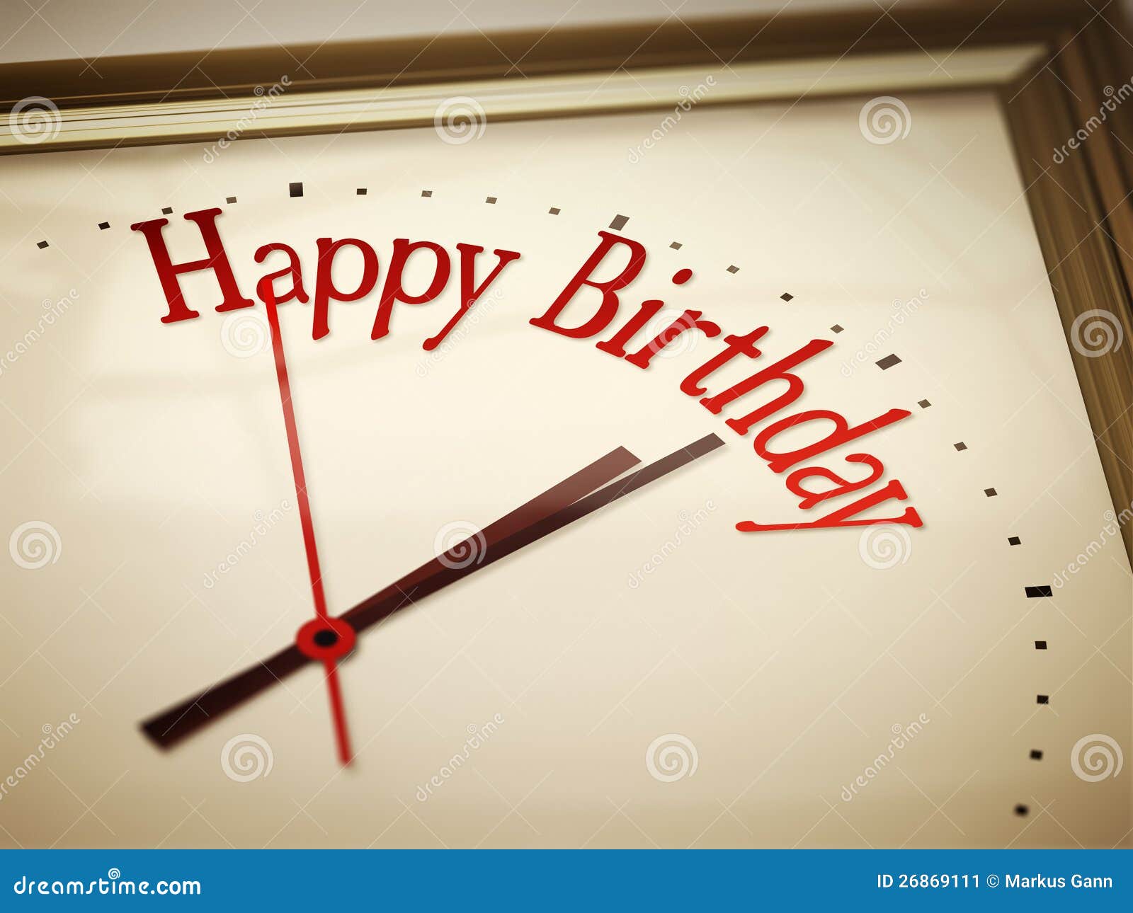 Happy Birthday stock illustration. Illustration of communication 26869111