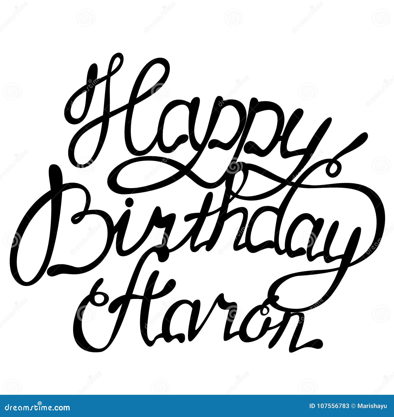 Happy Birthday ron Name Lettering Stock Vector Illustration Of Element Card Happy Birthday ron Name Lettering Stock Vector Illustration Of Element Card