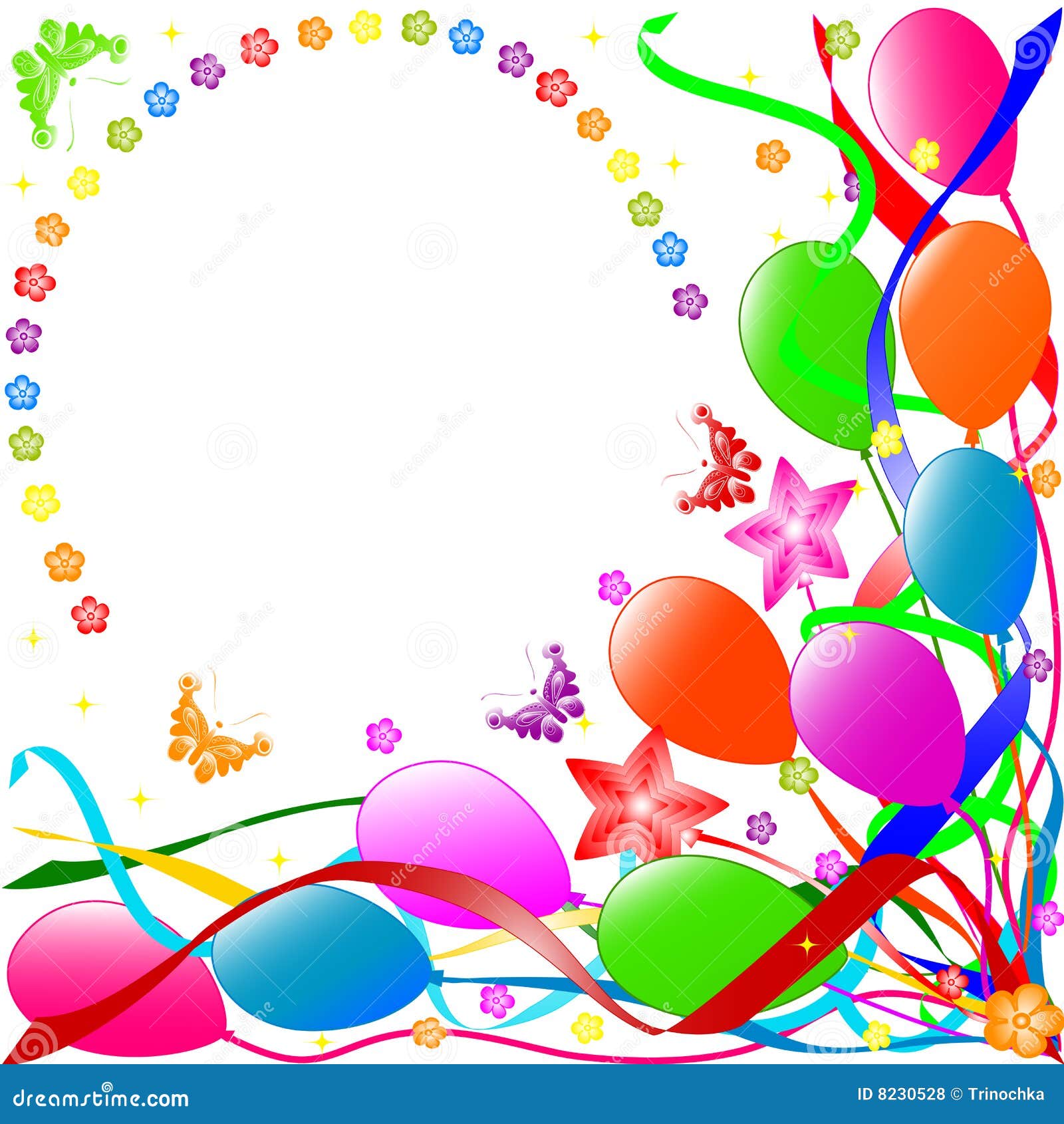 Happy Birthday background stock vector. Illustration of curl - 8230528