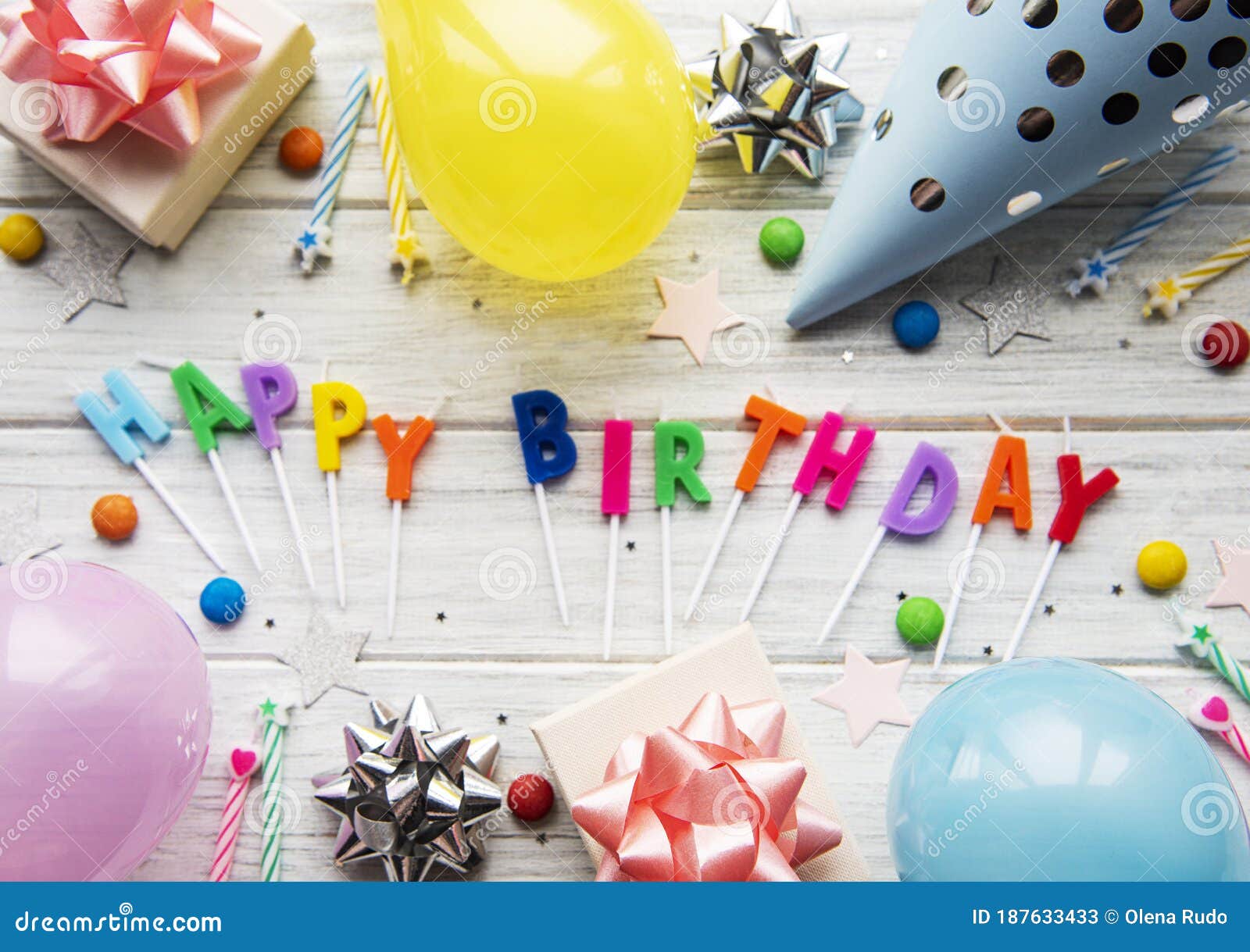 Happy birthday background stock image. Image of gift - 187633433