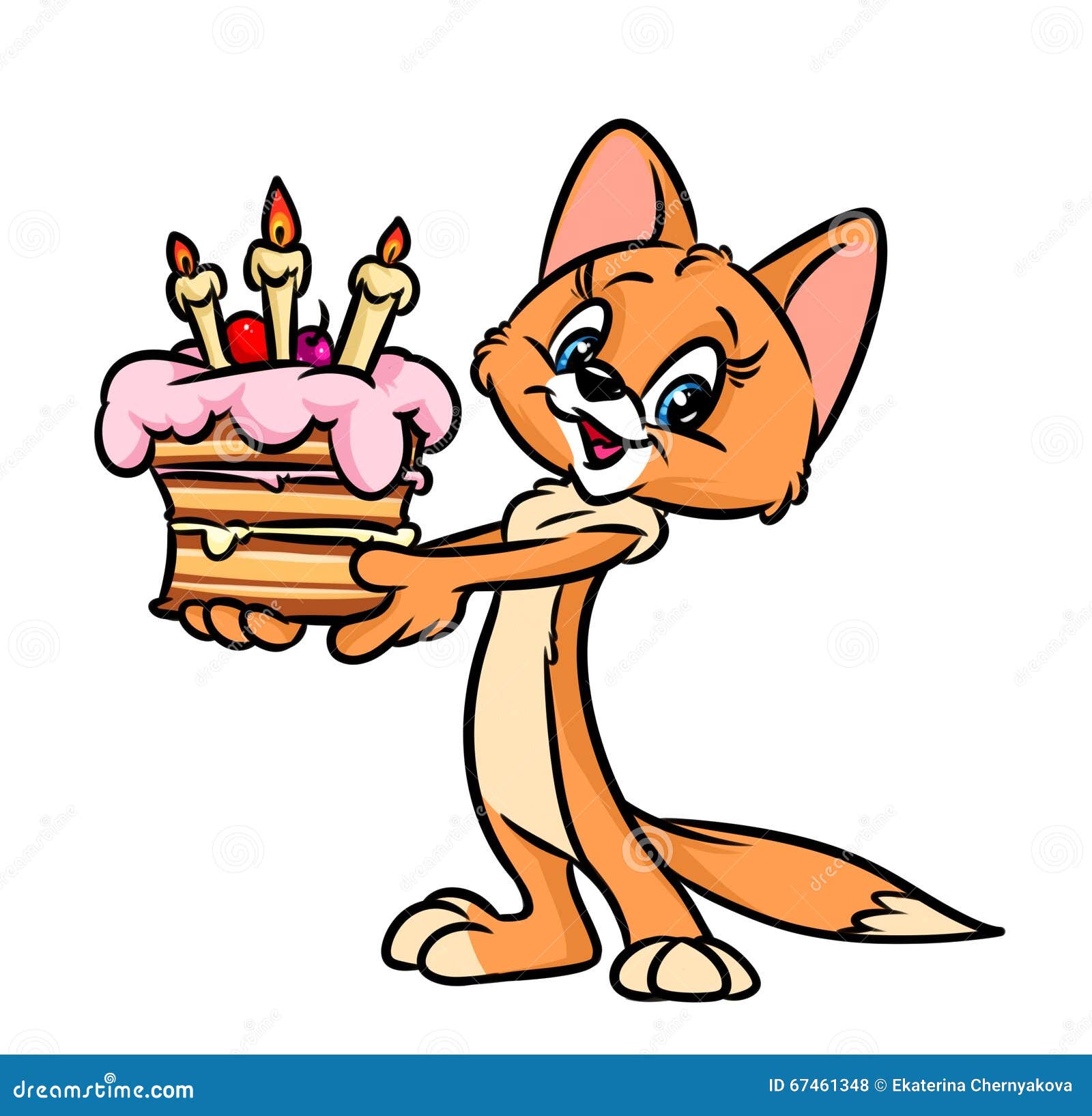 Happy Birthday Cake Cat Day Cartoon Illustration Stock Illustration - Illustration of product, kitchen: 67461348 Happy Birthday Cake Cat Day Cartoon Illustration Stock Illustration - Illustration of product, kitchen: 67461348