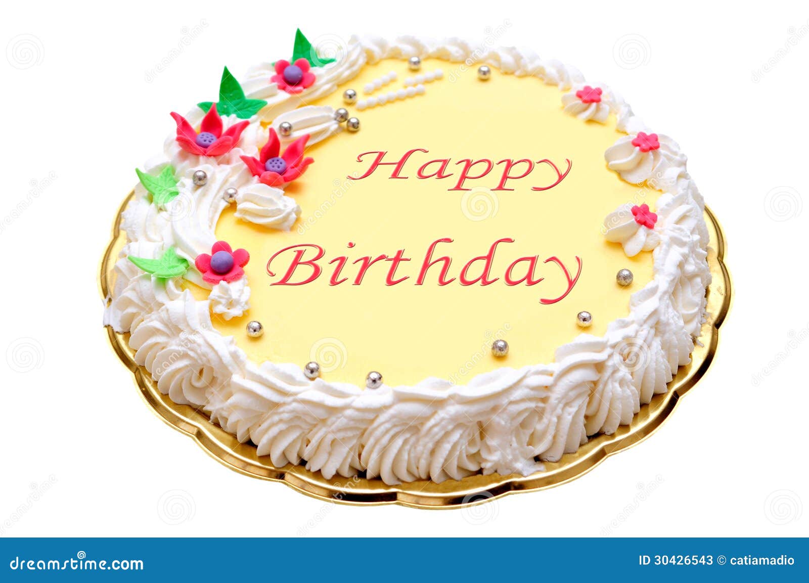 Happy Birthday cake stock image. Image of delicious, celebrate - 30426543