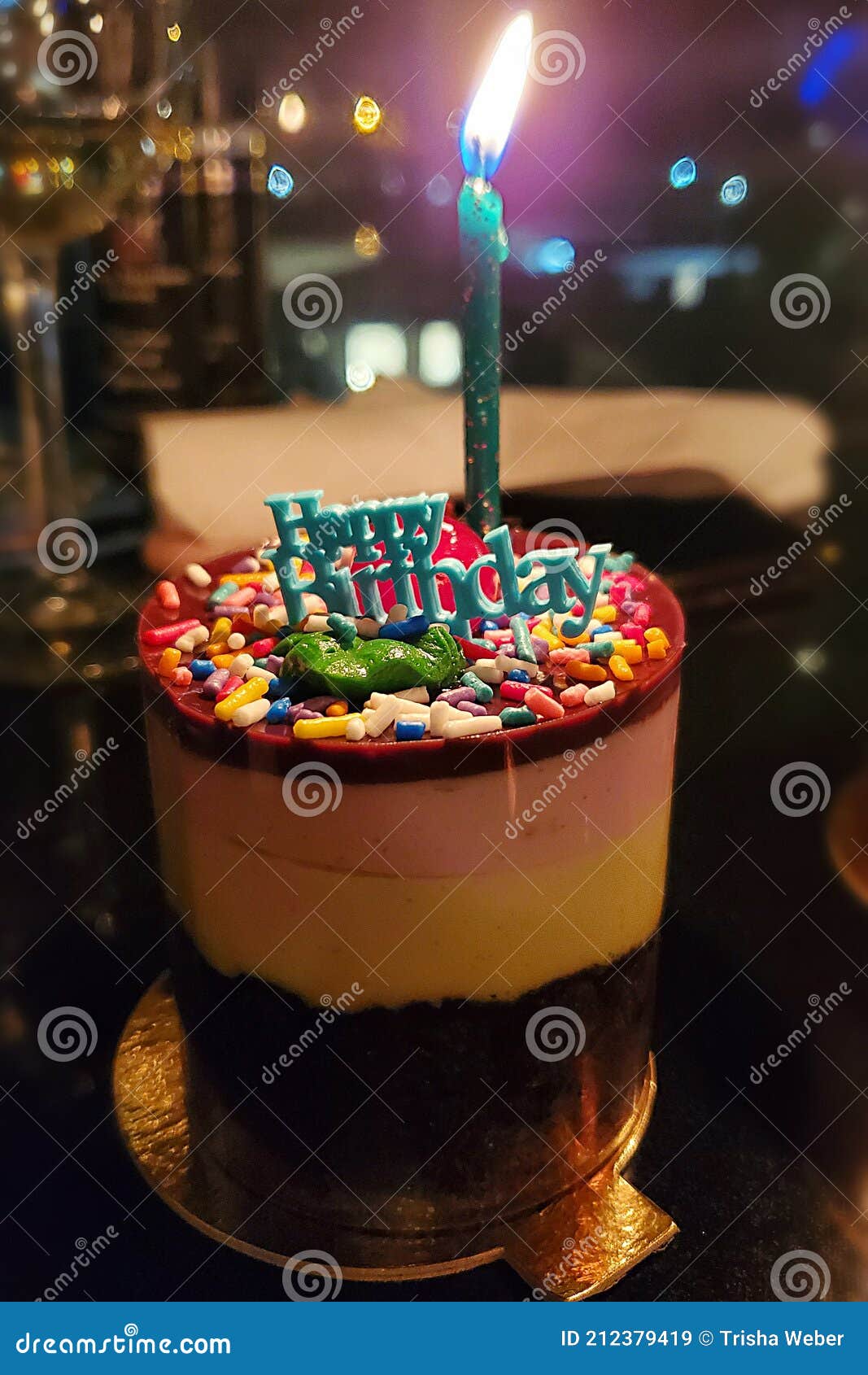 Happy Birthday Cake Make a Wish Stock Image - Image of cake, adult ...