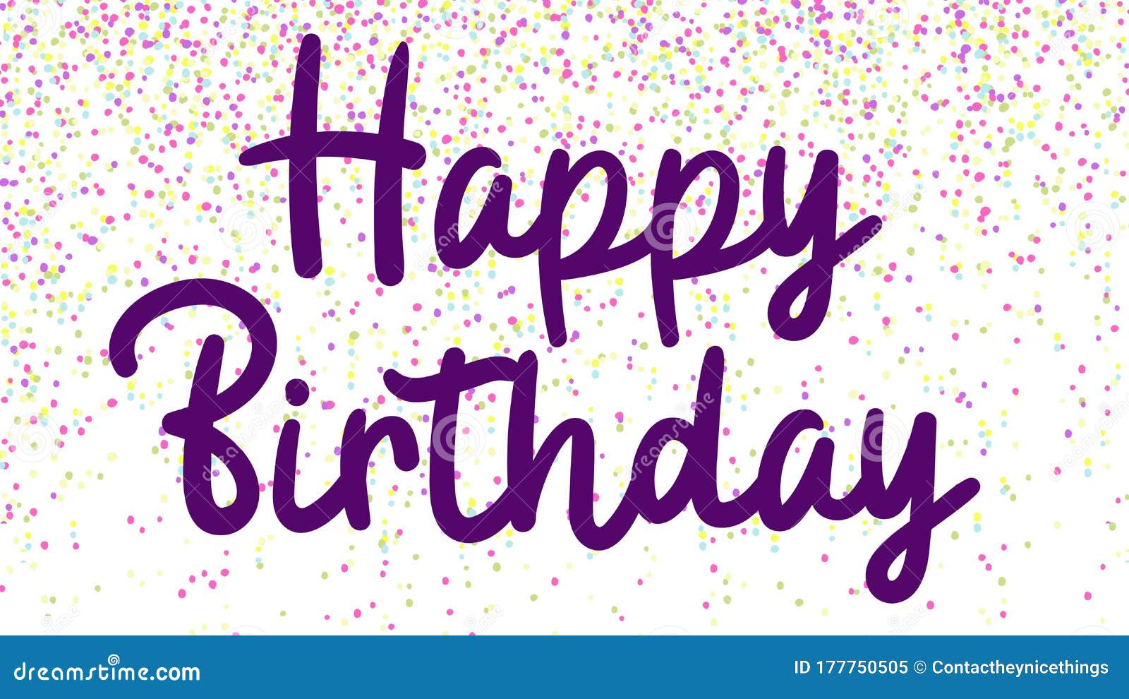 Happy Birthday Card Anniversary Stock Image Image of happy