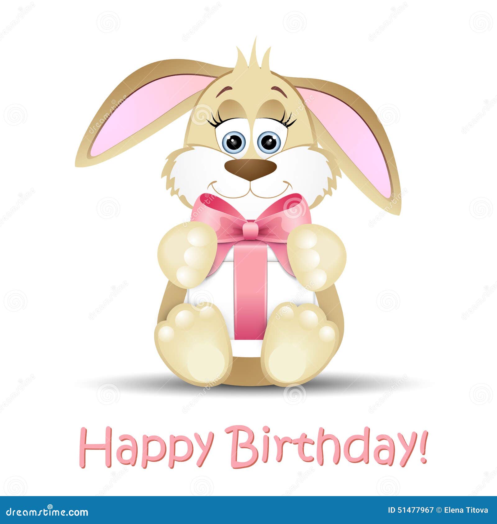 Un smiley pour ton humeur ! - Page 25 Happy-birthday-card-bunny-white-background-51477967