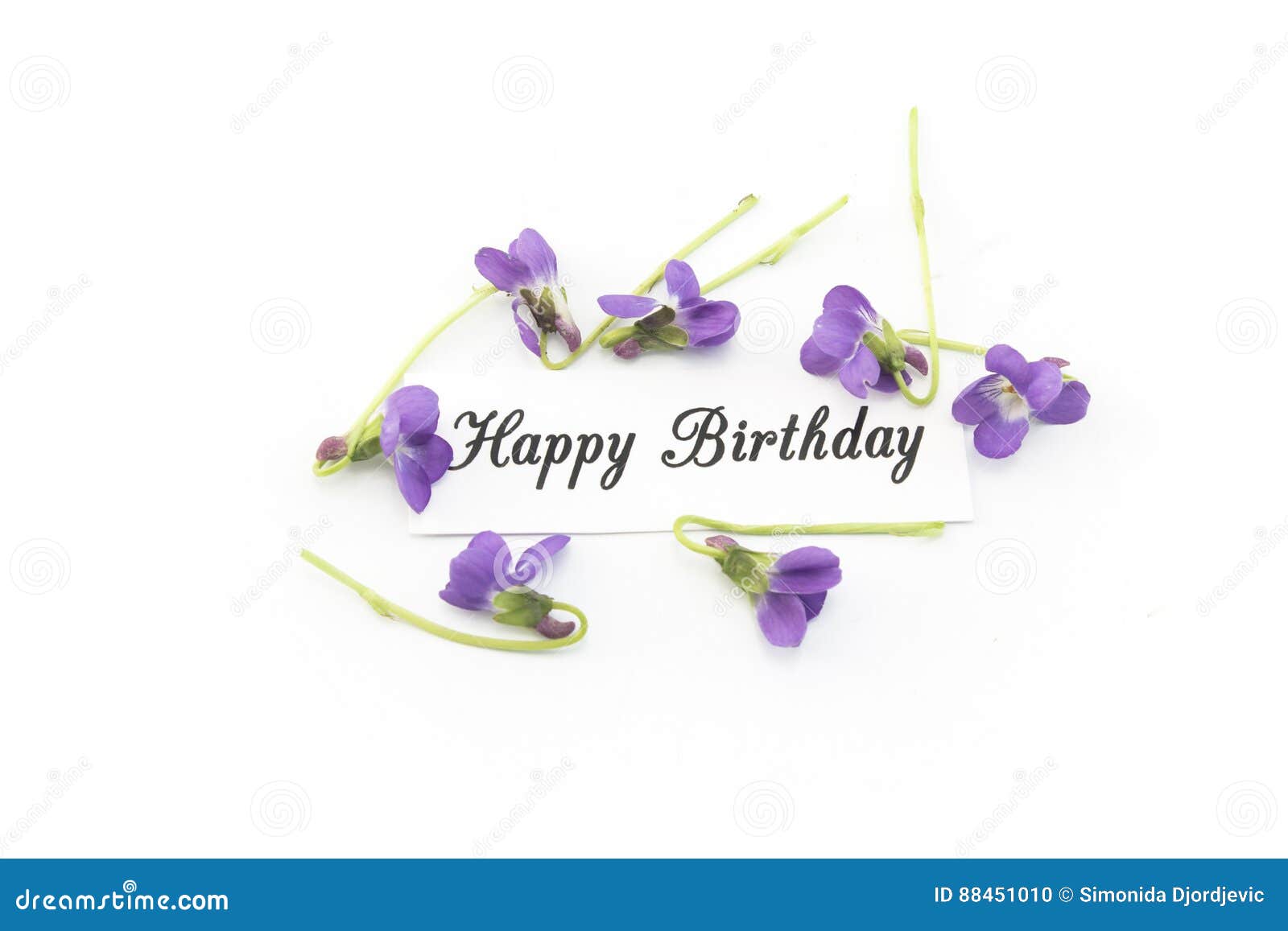 Happy Birthday Card With Violets Stock Photo Image Of Viola Text Happy Birthday Card With Violets Stock Photo Image Of Viola Text