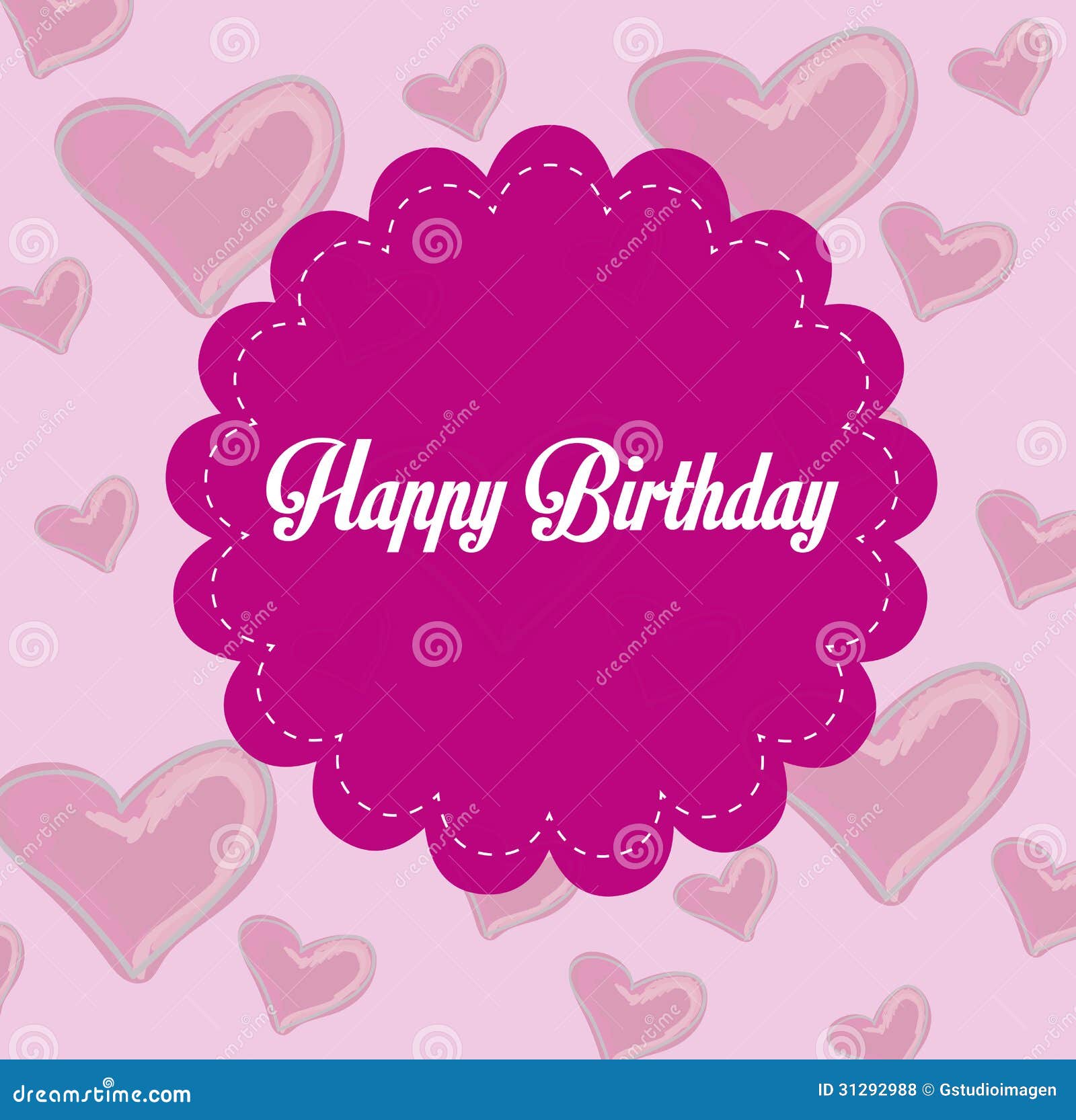  Happy  birthday  frame stock vector Illustration of frame 