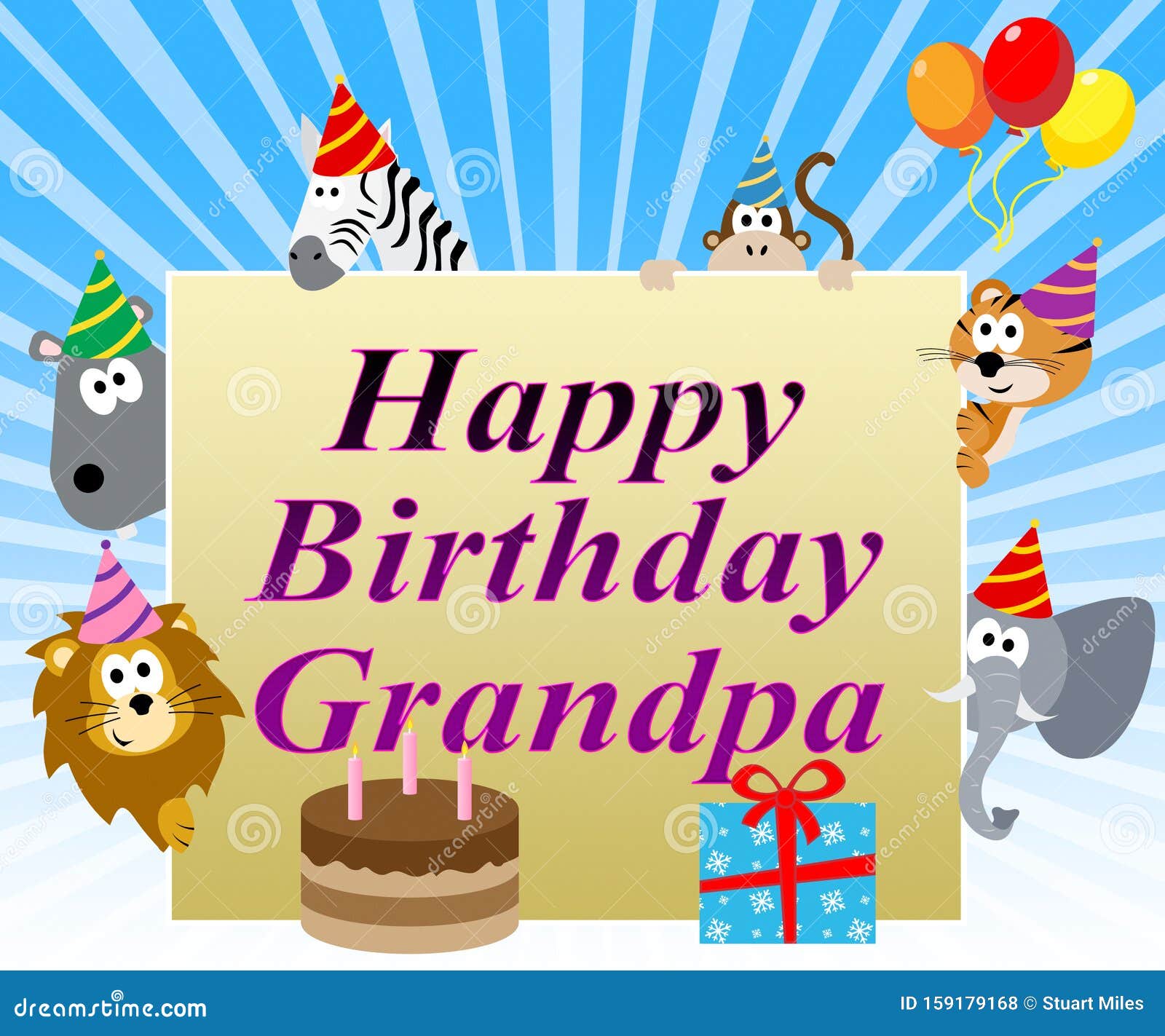 Download Birthday Grandad Stock Illustrations 25 Birthday Grandad Stock Illustrations Vectors Clipart Dreamstime