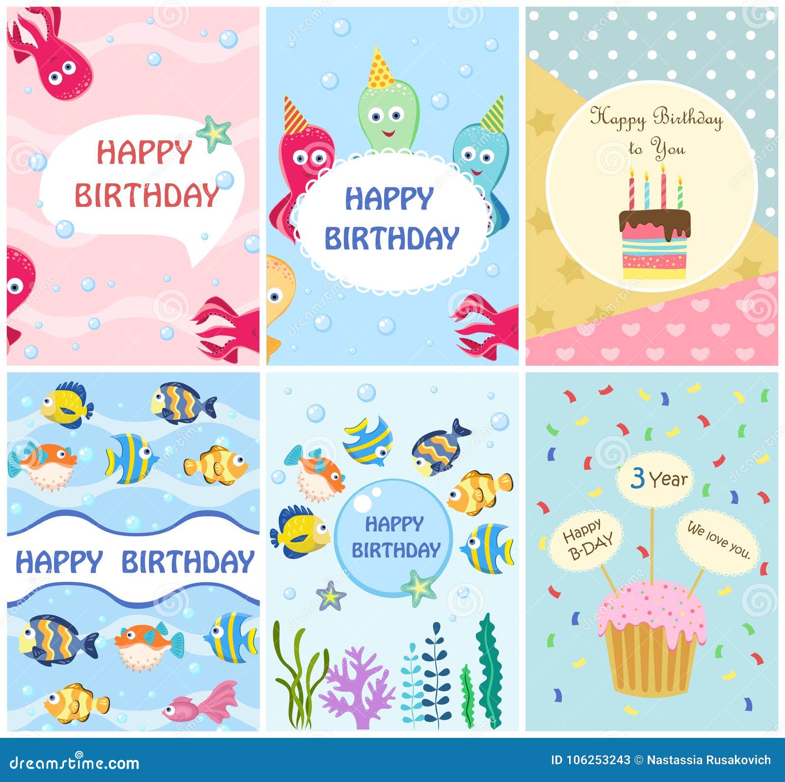 happy birthday greeting cards templates and party birthday postcard templates