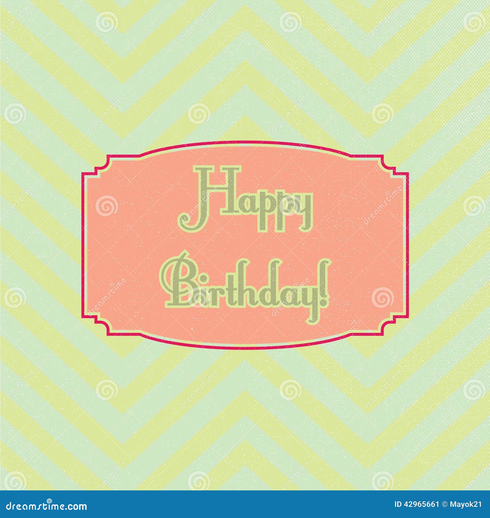 Happy birthday! stock vector. Illustration of celebration - 42965661