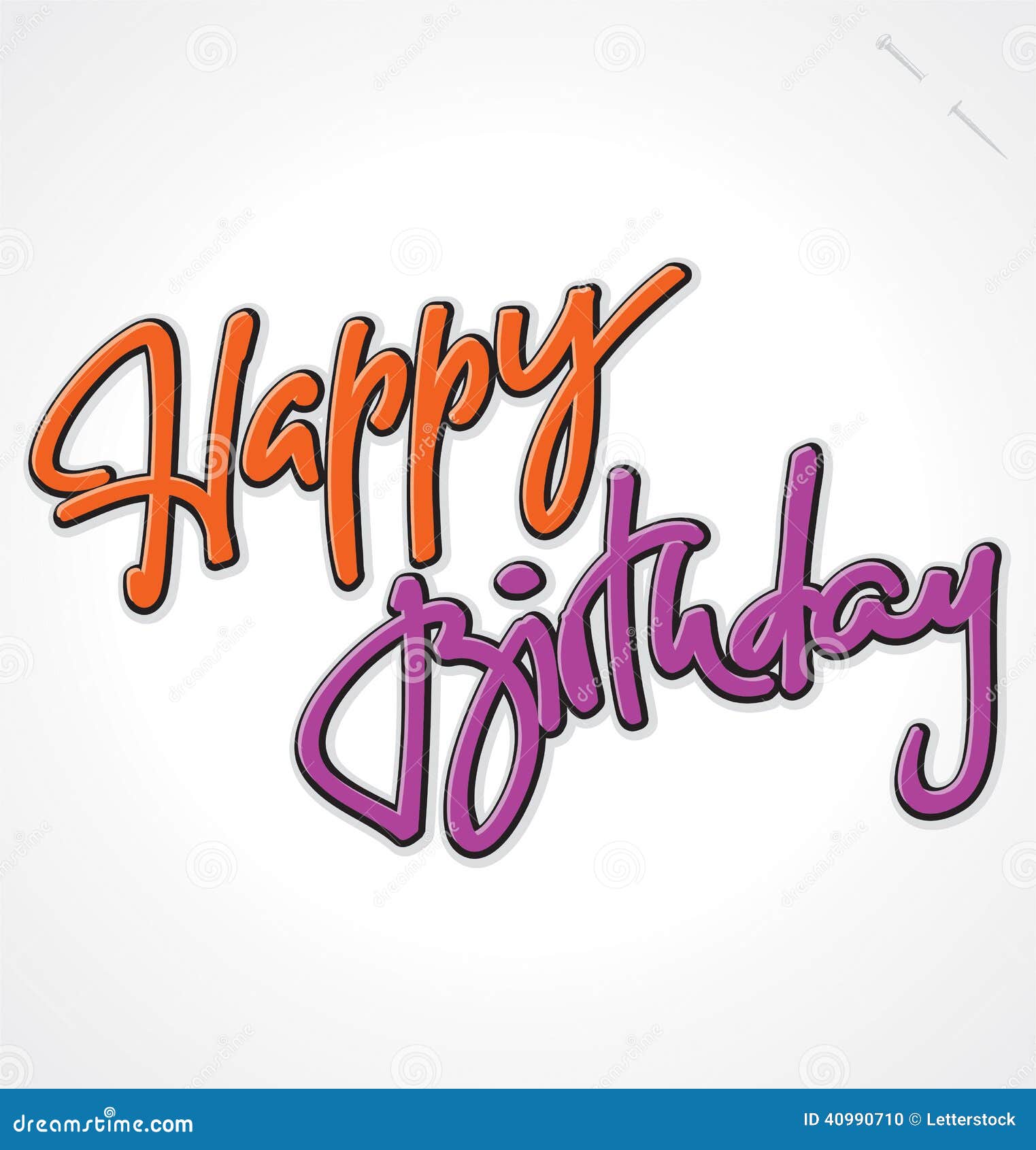 letras font banner (vector) Hand HAPPY Vector BIRTHDAY Lettering Stock letras font banner (vector) Hand HAPPY Vector BIRTHDAY Lettering Stock