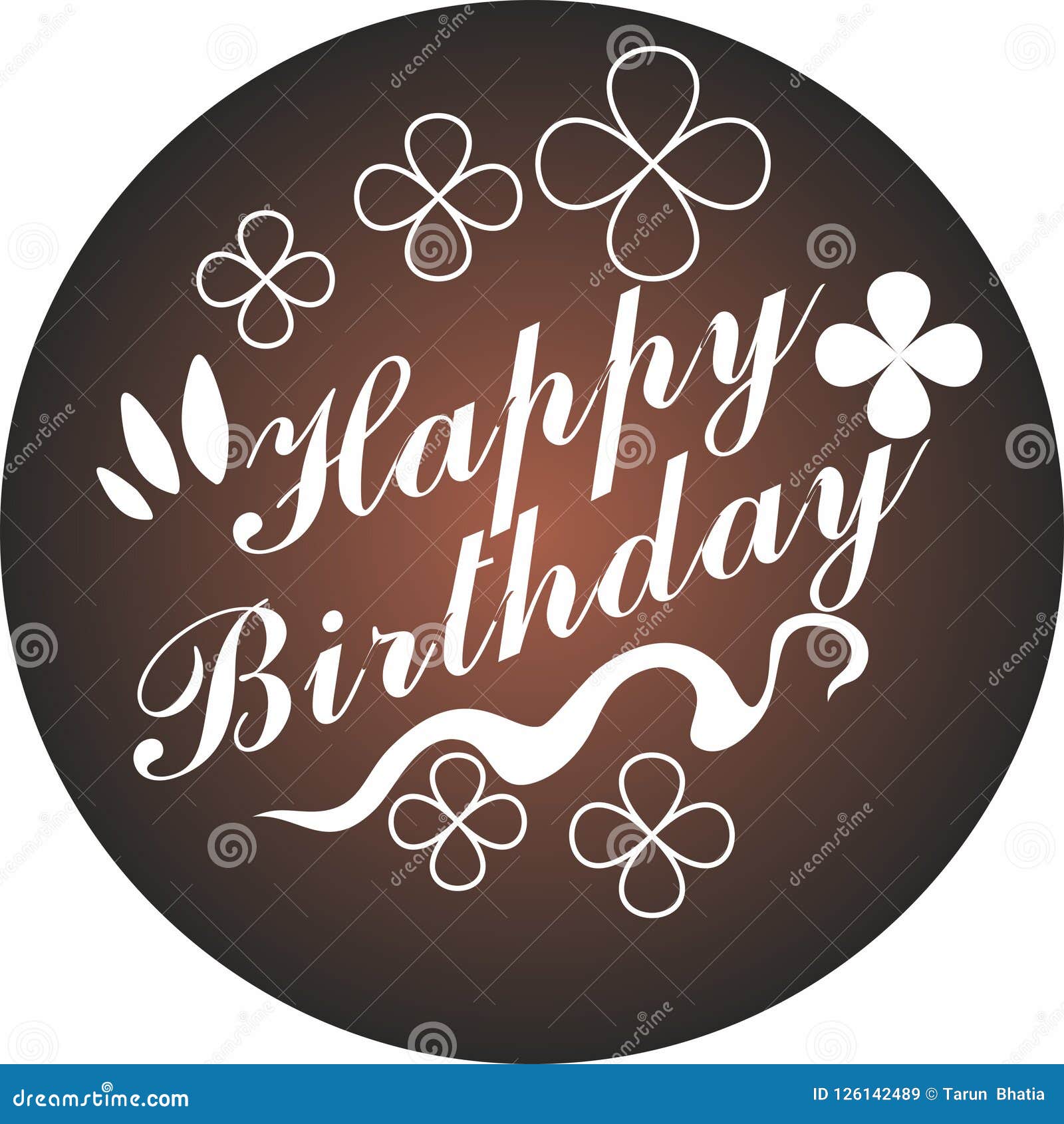 Happy Birthday Icons, Logo for Mobile Concept and Web Apps. Stock ...