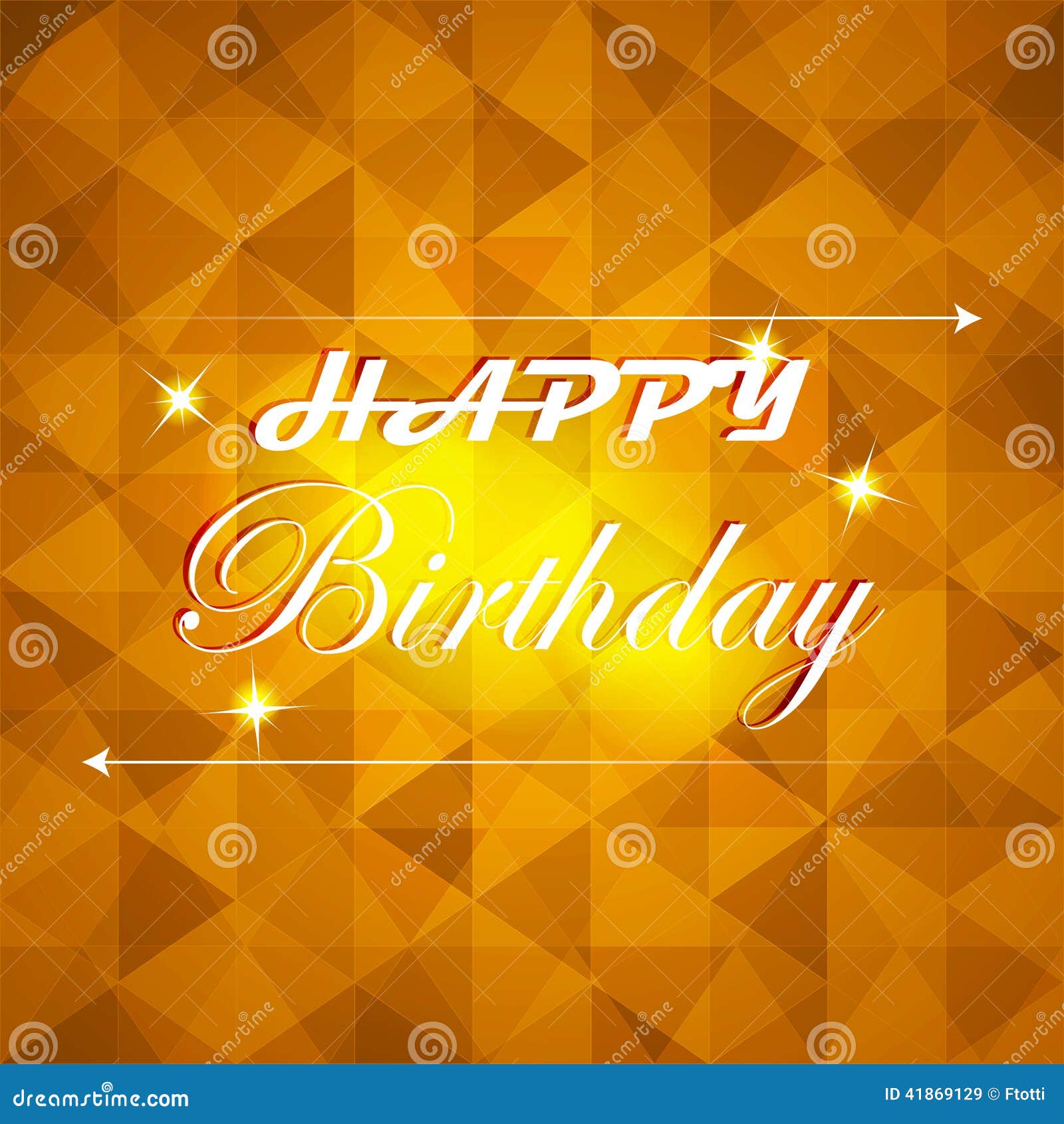 Happy Birthday Illustration with Light on the Background Stock Vector -  Illustration of decorative, light: 41869129
