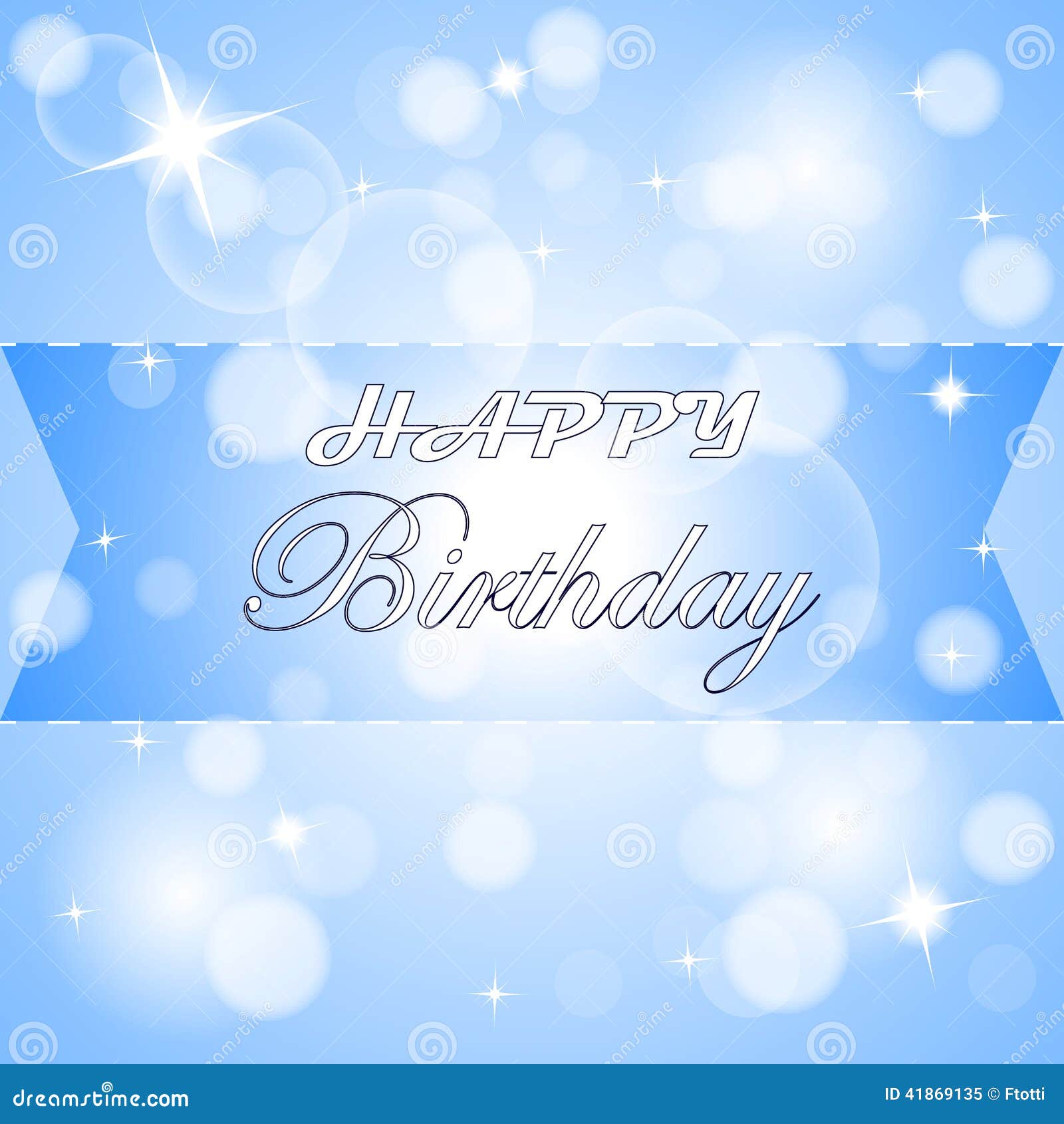 Happy Birthday Illustration with Light on the Background Stock Vector -  Illustration of cover, happy: 41869135