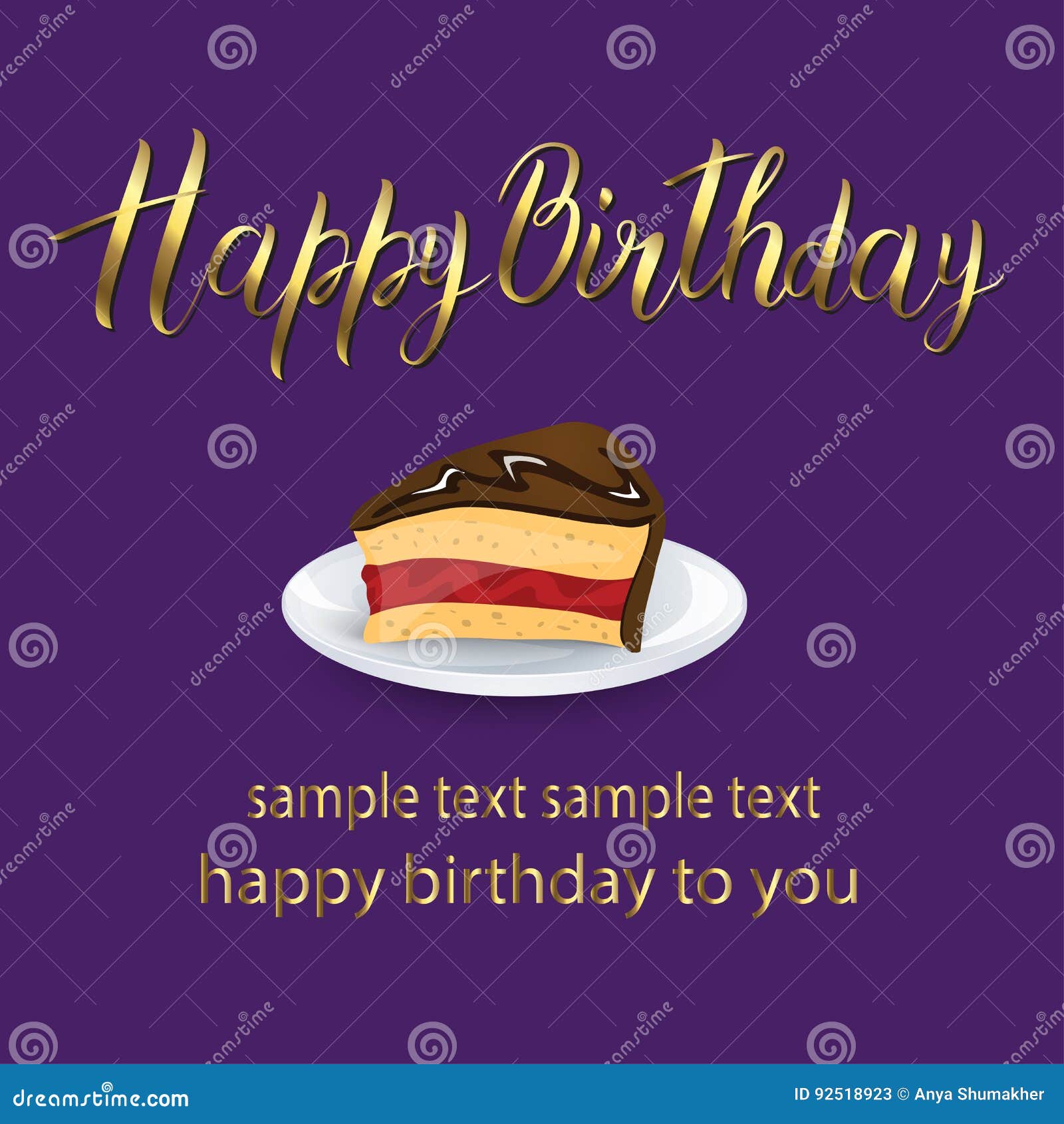 Cake letters ah Royalty Free Vector Image - VectorStock