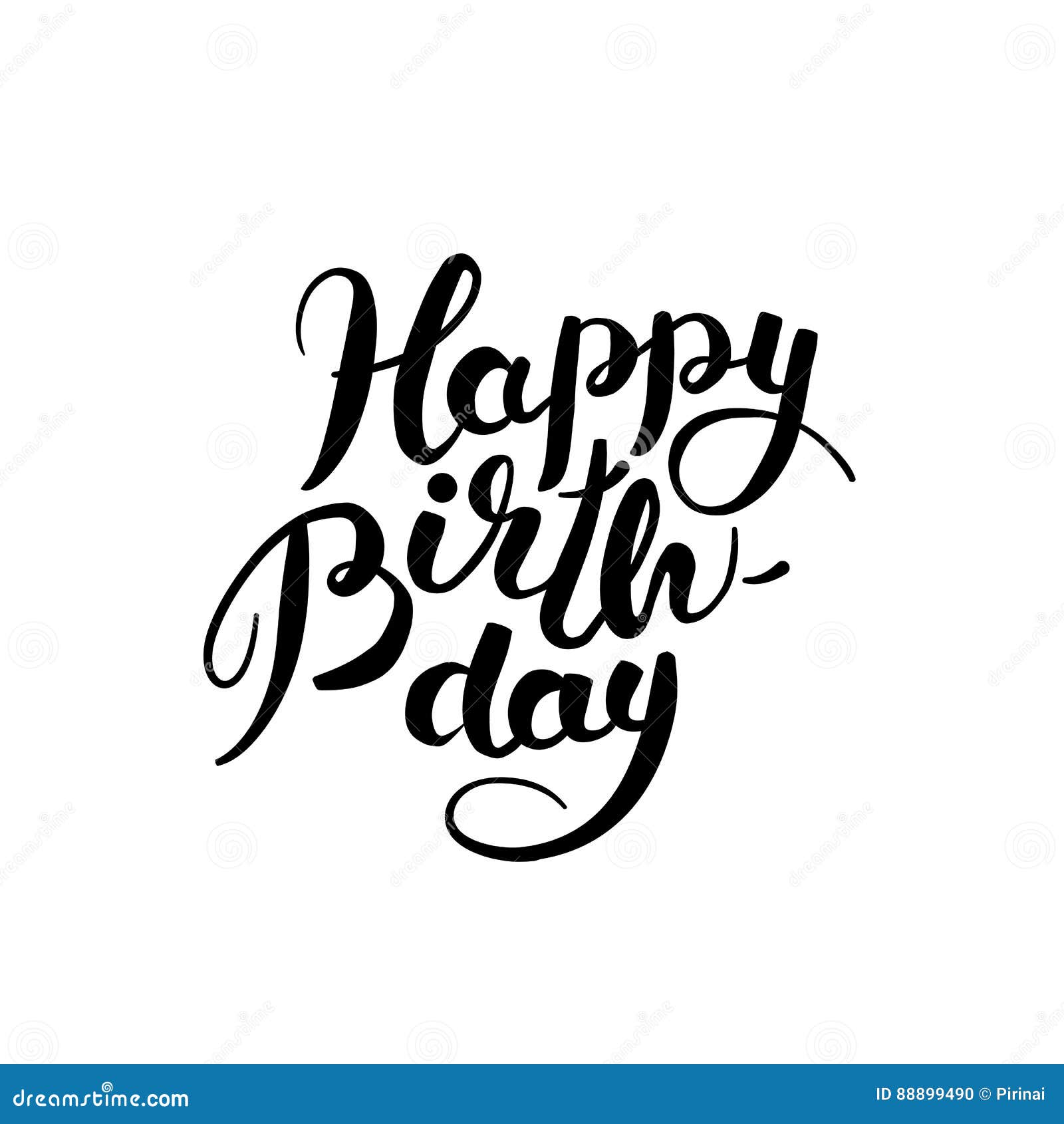 Download Happy Birthday Lettering stock vector. Illustration of ...