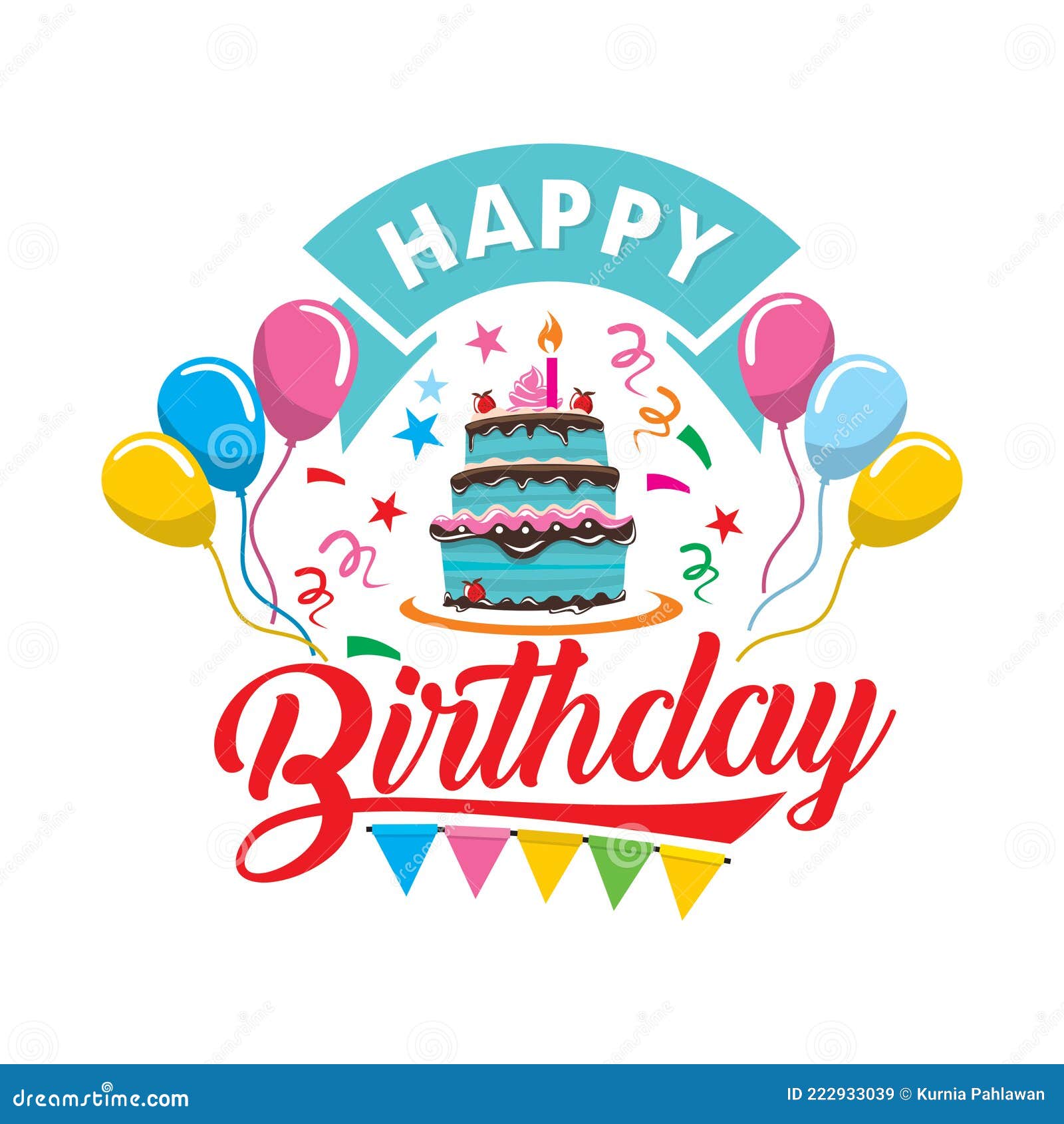 Happy Birthday Logo For A Girl