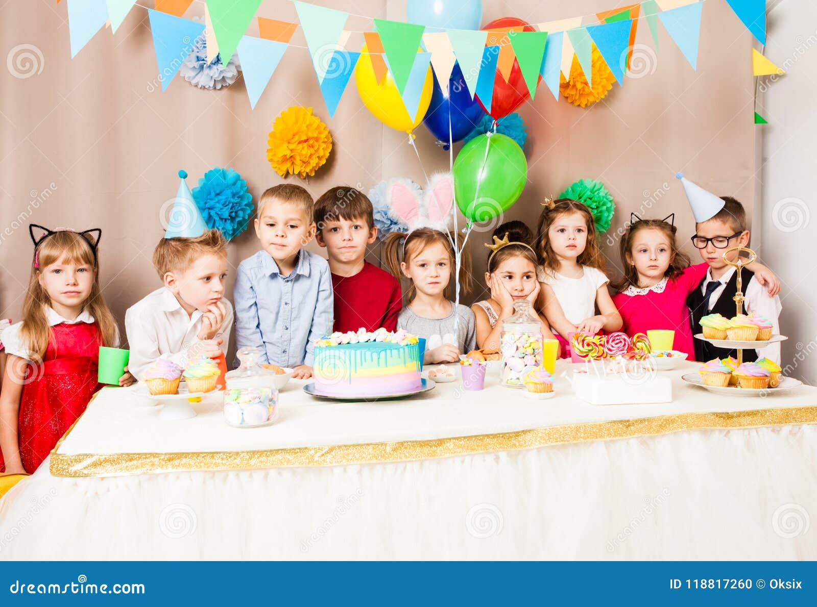 Happy birthday party stock photo. Image of dessert, colorful ...