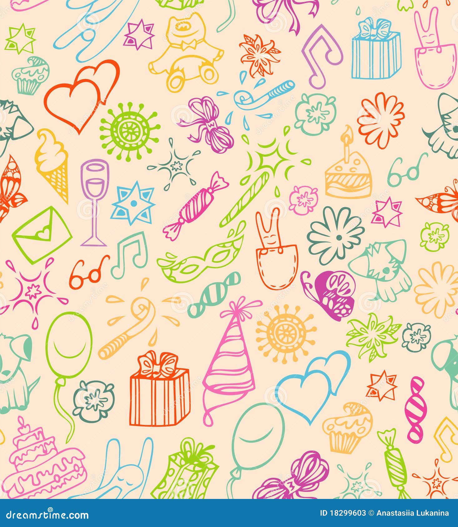 Happy birthday pattern stock vector Illustration of Happy birthday pattern stock vector Illustration of