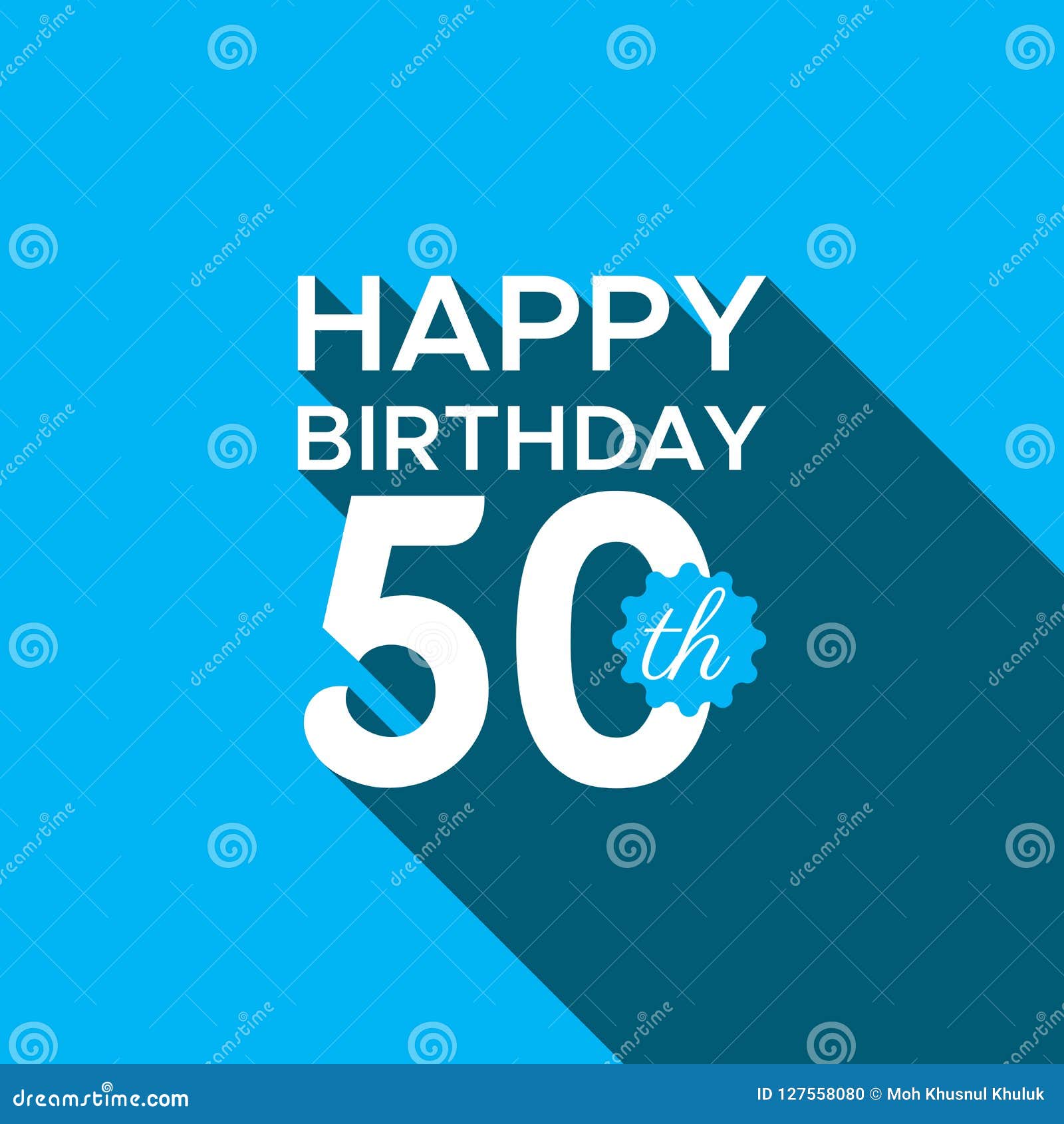 Happy Birthday 50th Logo Vector Stock Vector Illustration Of Ceremony