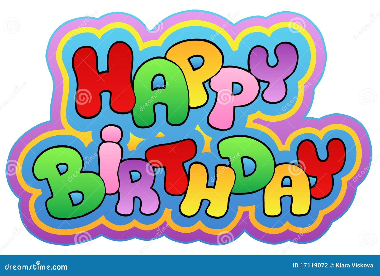 Happy birthday theme 15 stock vector. Illustration of note - 15715159072