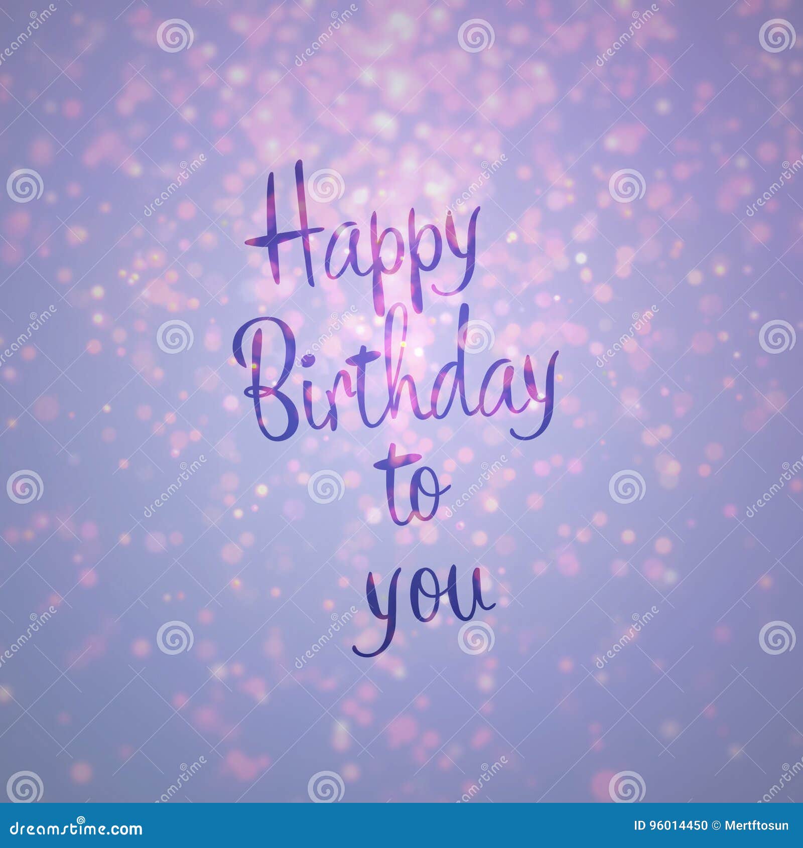 Happy birthday to you card stock illustration. Illustration of happy ...